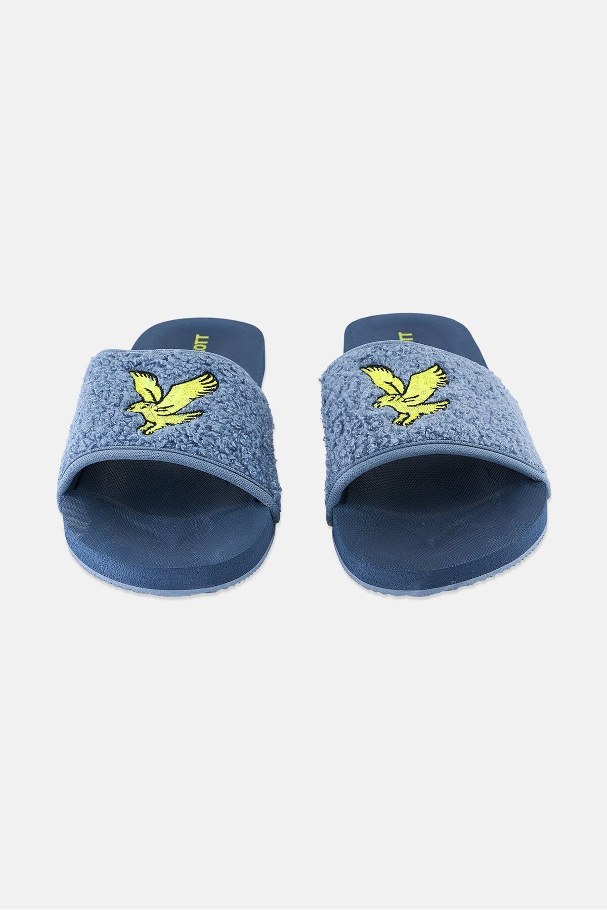 Lyle & Scott-Men Towelling Slides, Skipton Blue 3