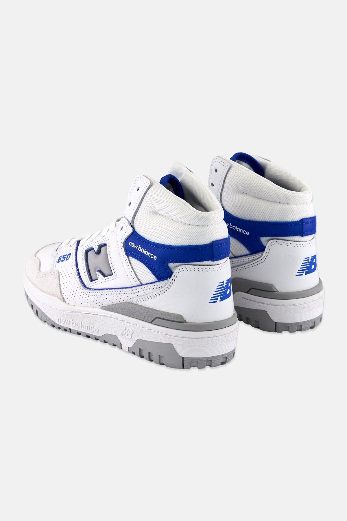 New Balance-Men BB650RWI High Sport Shoes, White/Blue 2