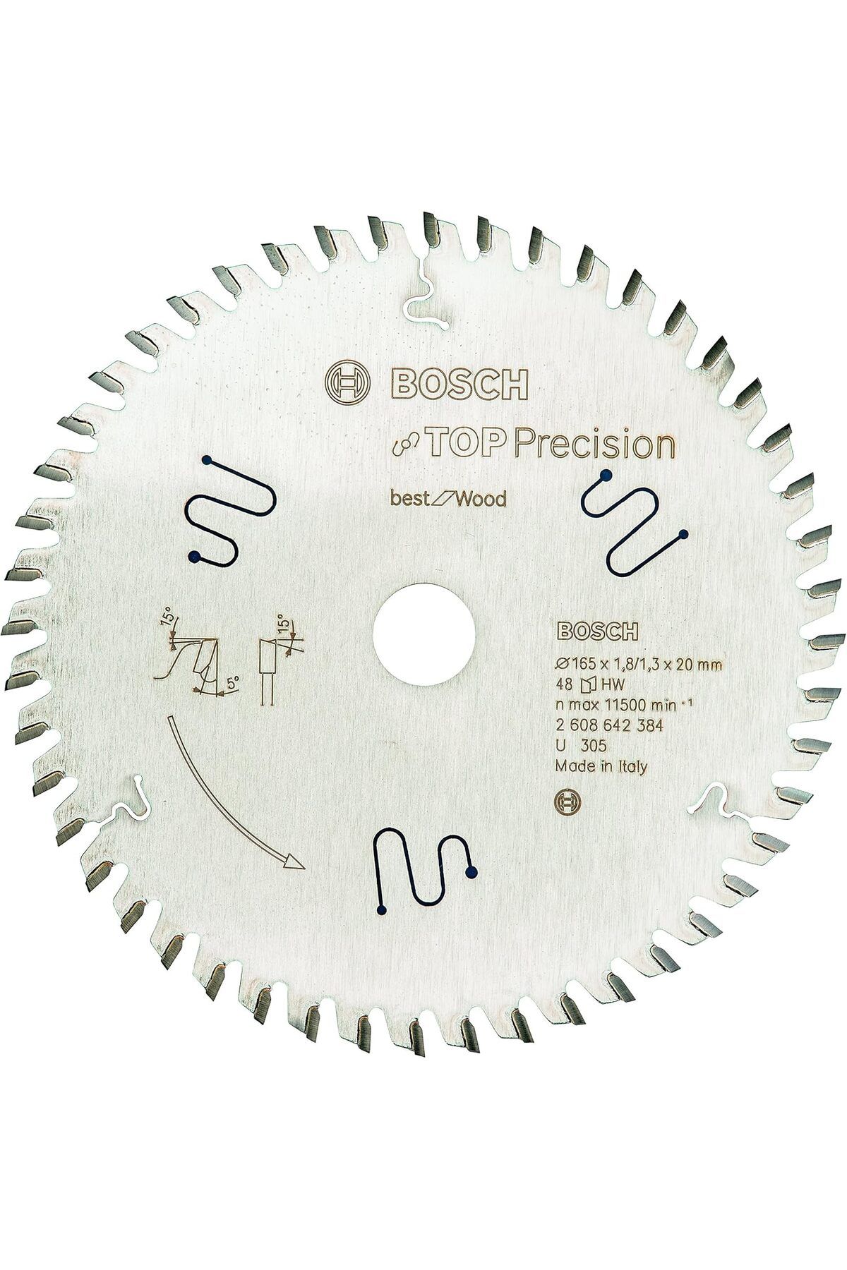 STOREMAX efshopx Professional daire testere bıçağı, Top Precision Best for Wood (ahşap için, 165 x 20 x