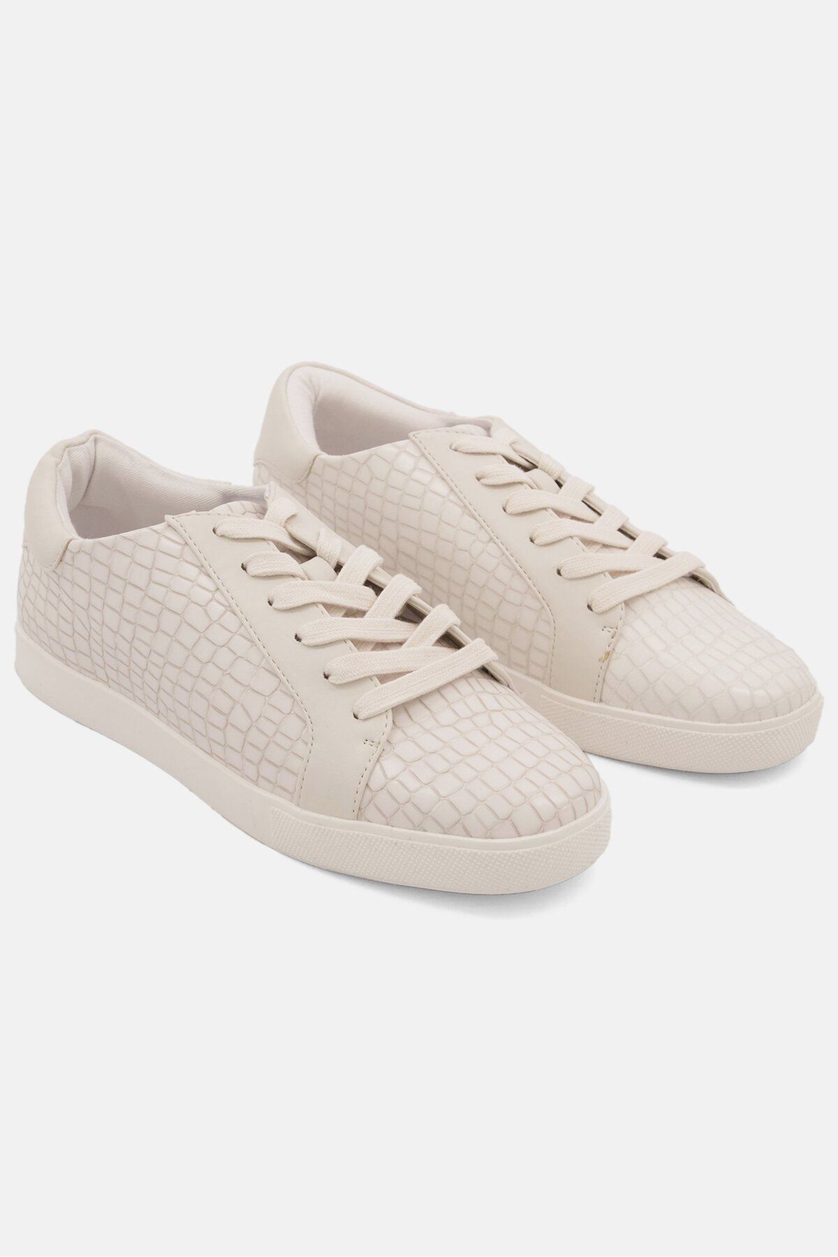 Katy Perry-Women Medium The Rizzo Lace Up Casual Shoes, Ivory 1