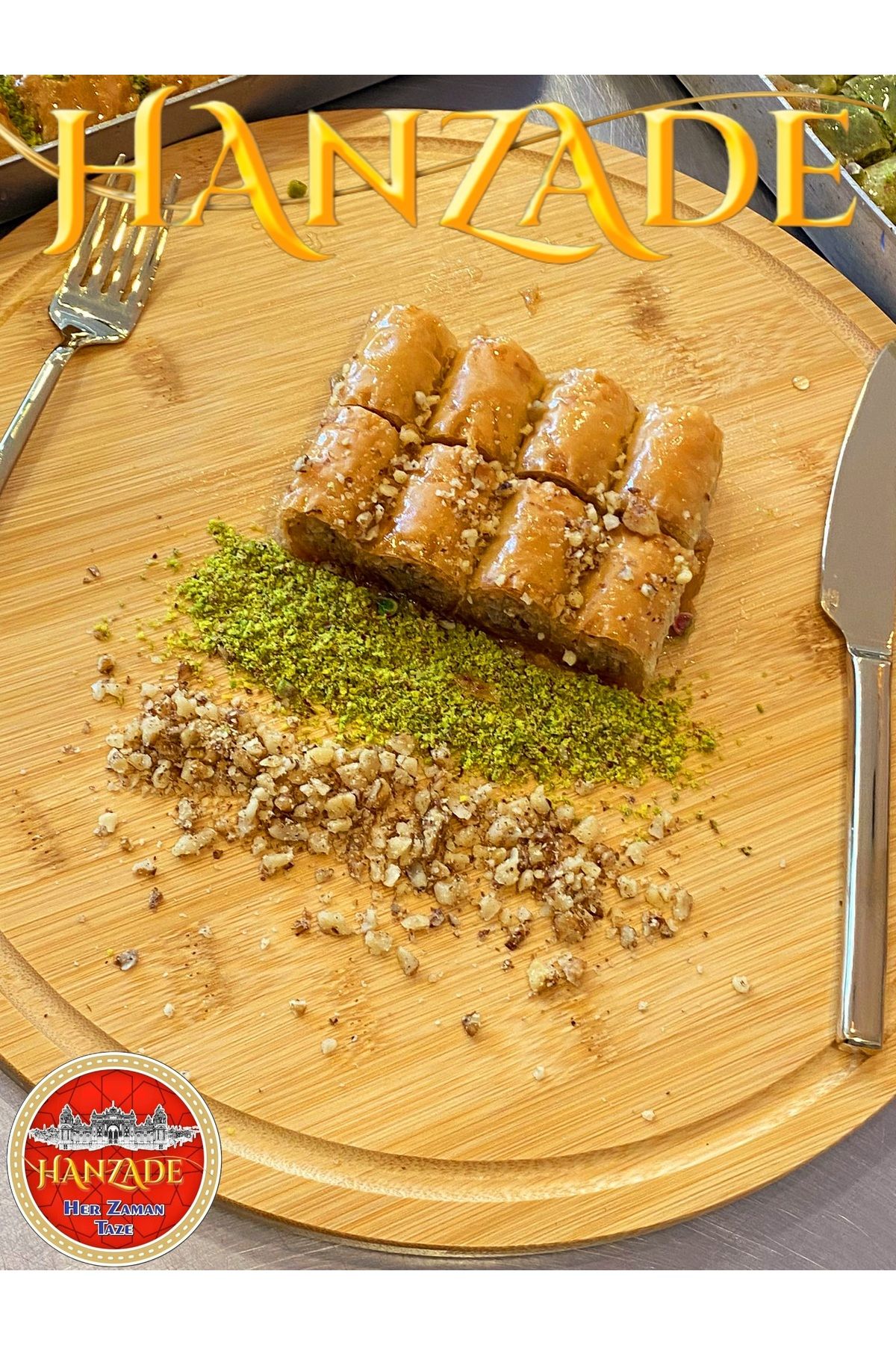 HANZADE GURME Üstün Lezzet Cevizli Baklava Özel Sultan Süleyman 450 gr