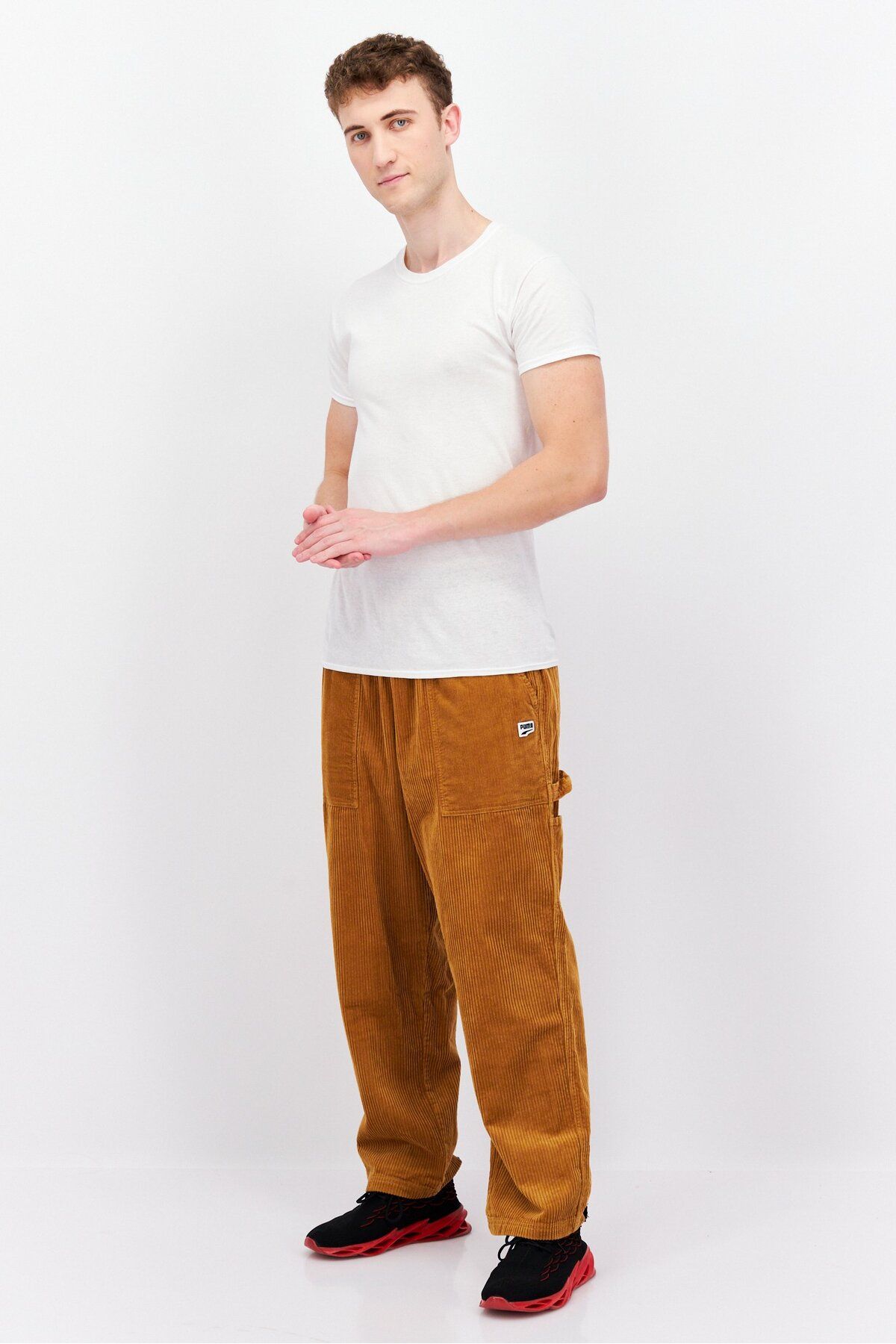 Puma-Men Sportswear Fit Training Sweatpants, Dusty Tan 4