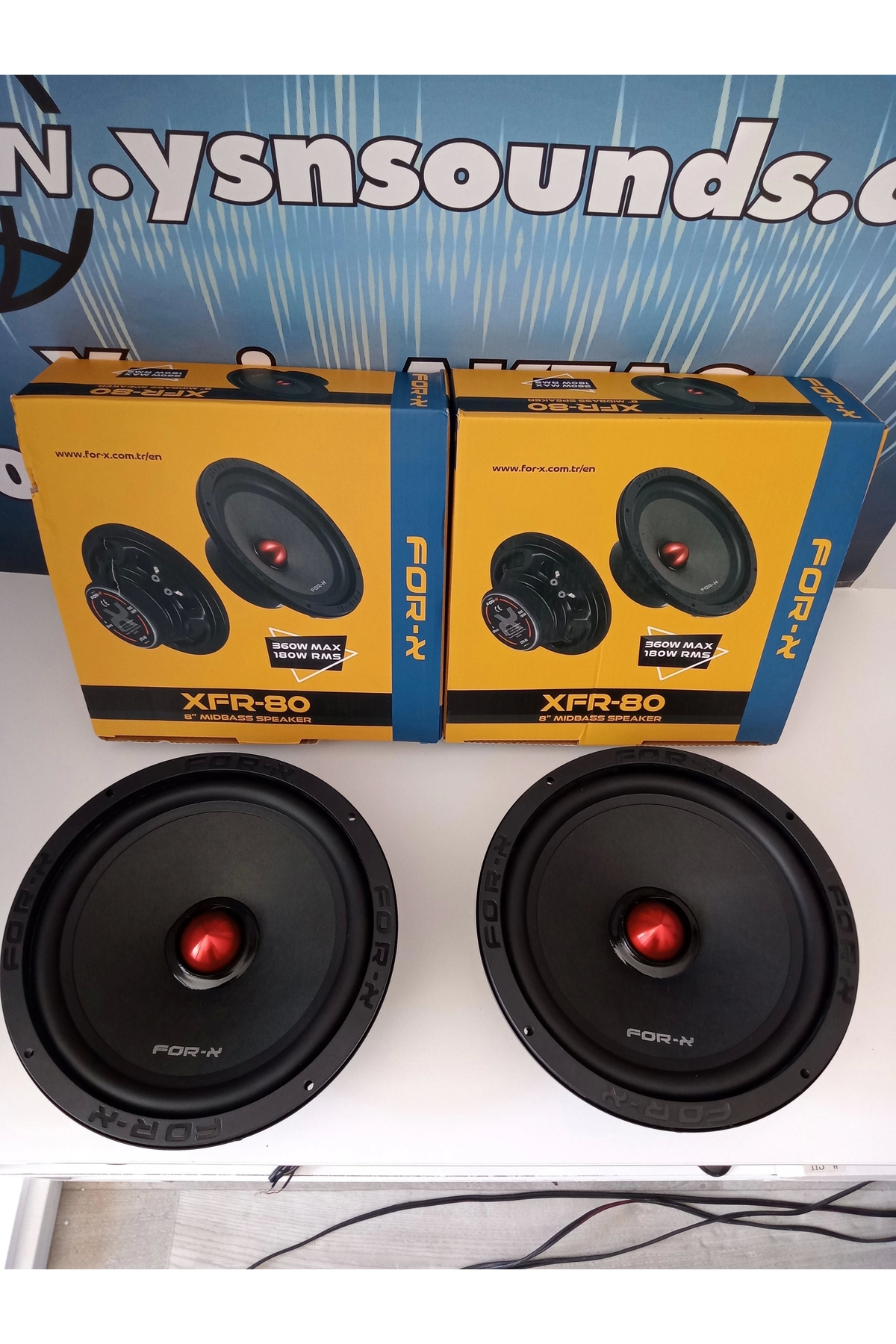 For-X 20cm Midbass - Xfr-80 360w 180rms Mid Bass 20cm - Fiyatı