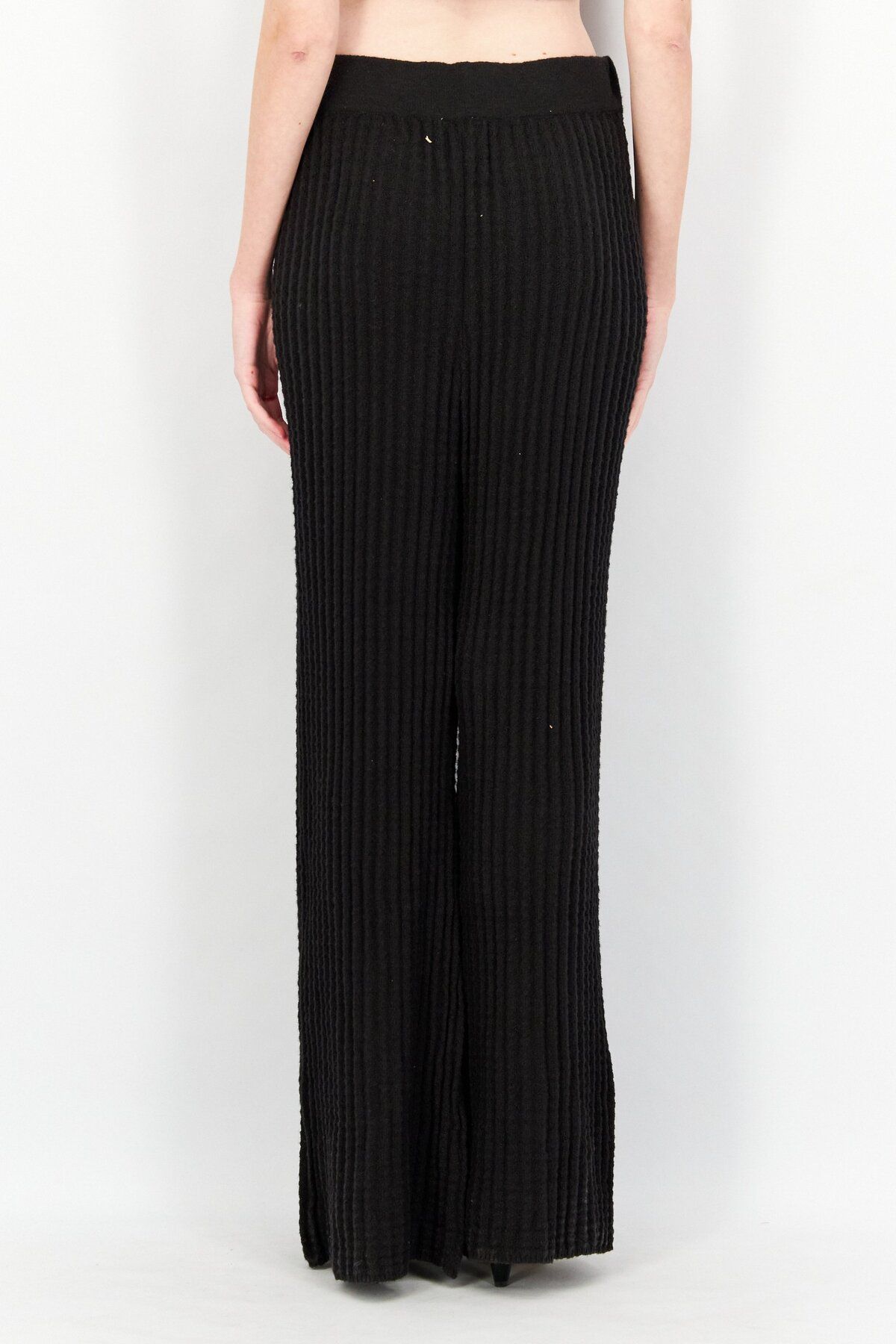 Jeannie Mai x INC-Women Wide Leg High Rise Pull On Pants, Black 2