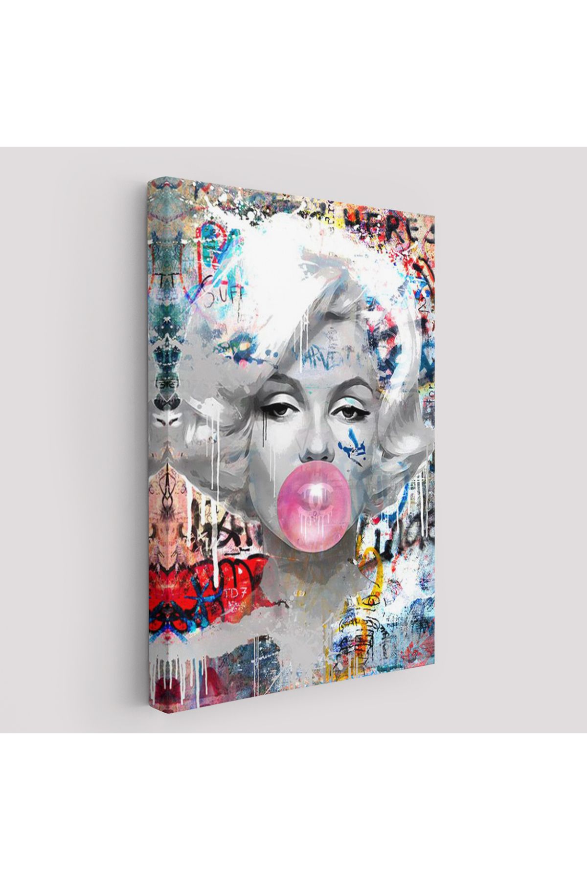 Yarımada Bahçe YB Marilyn Monroe Graffiti Pop Art Duvar Tablosu-6471