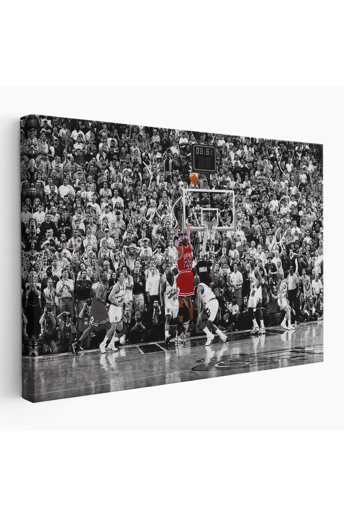 Lasirius Michael Jordan Maç Sonu Şutu Kanvas Tablo, Chicago Bulls Nba-5088