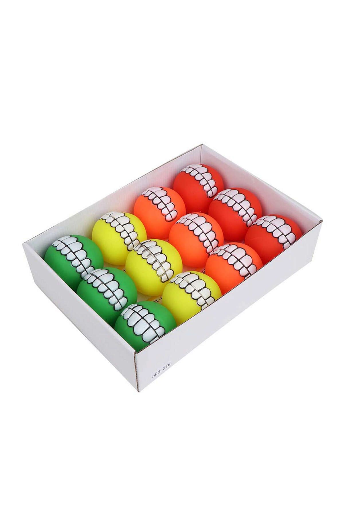 Eastland 12'li Plastik Diş Desenli Top Seti Çap 7 Cm YKTSN