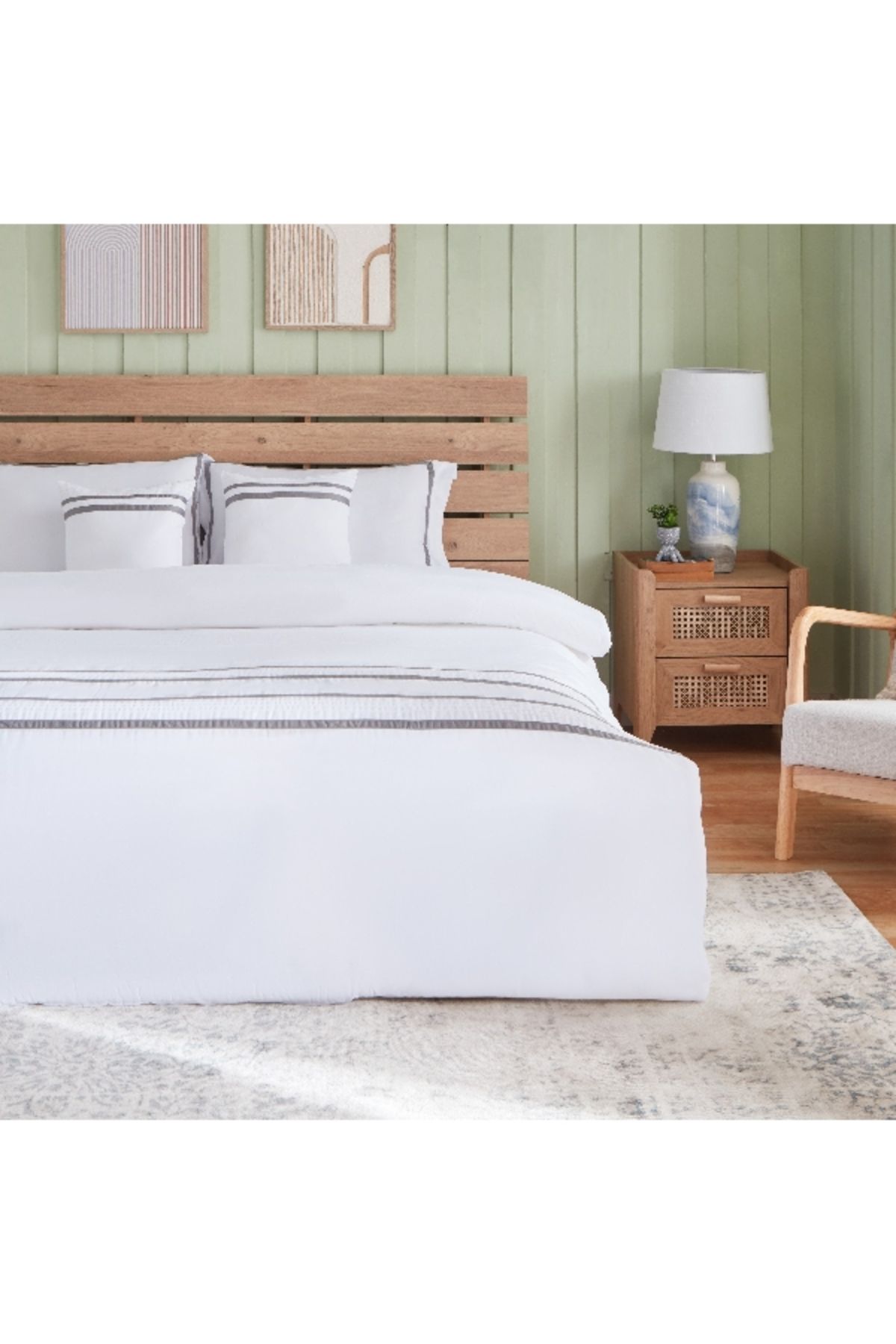 Home Box-طقم لحاف كينج من 5 قطع من Grande Affordables - 220 × 240 سم 2