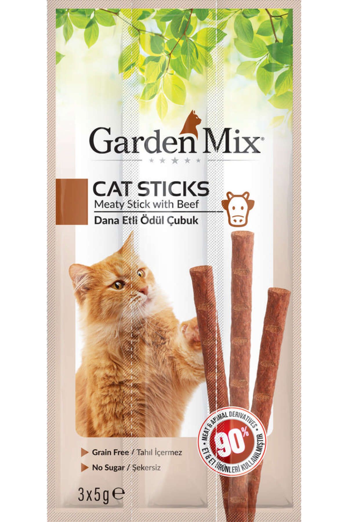 Gardenmix DANA ETLI KEDI STICK ÖDÜL 3 X 5 GR X 5 ADET 21051