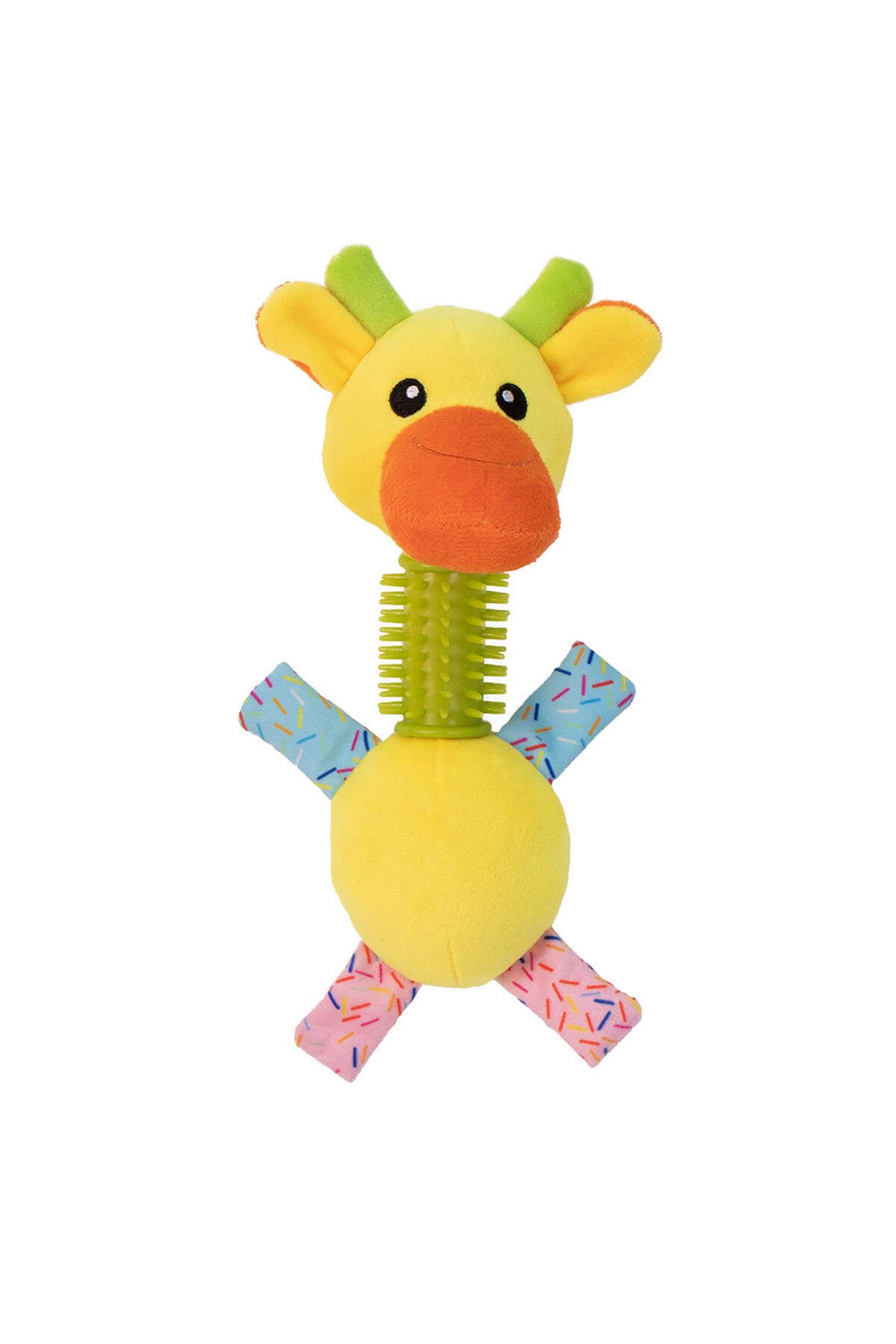 Eastland Lastik Halkalı Öten Peluş Geyik 21 Cm GLSTD