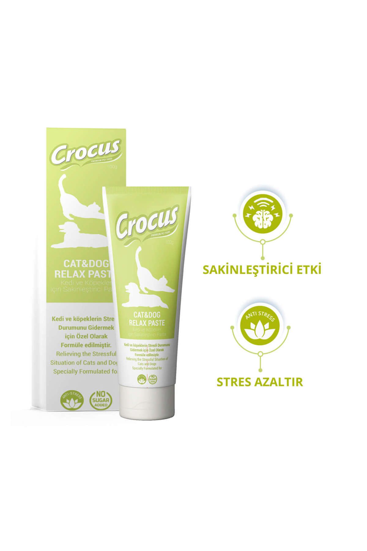 Crocus Kedi Köpek Relax Macun 100 Gram GLSTD