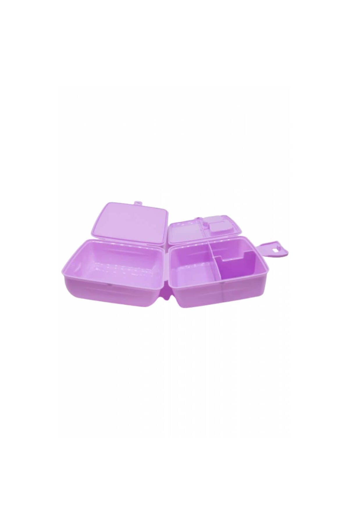 Piev-Lilac Tweety Feeding Bowl - 2 Compartments, Lock and Fork Spoon 5