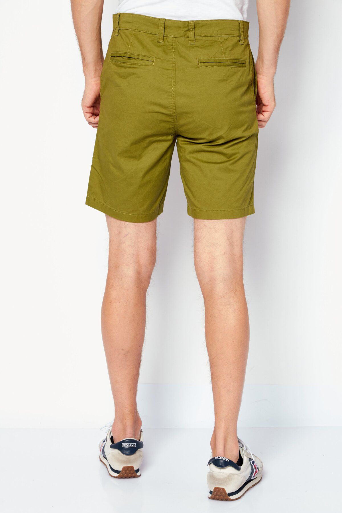 Selected Homme-Men Solid Basic Short, Olive 4