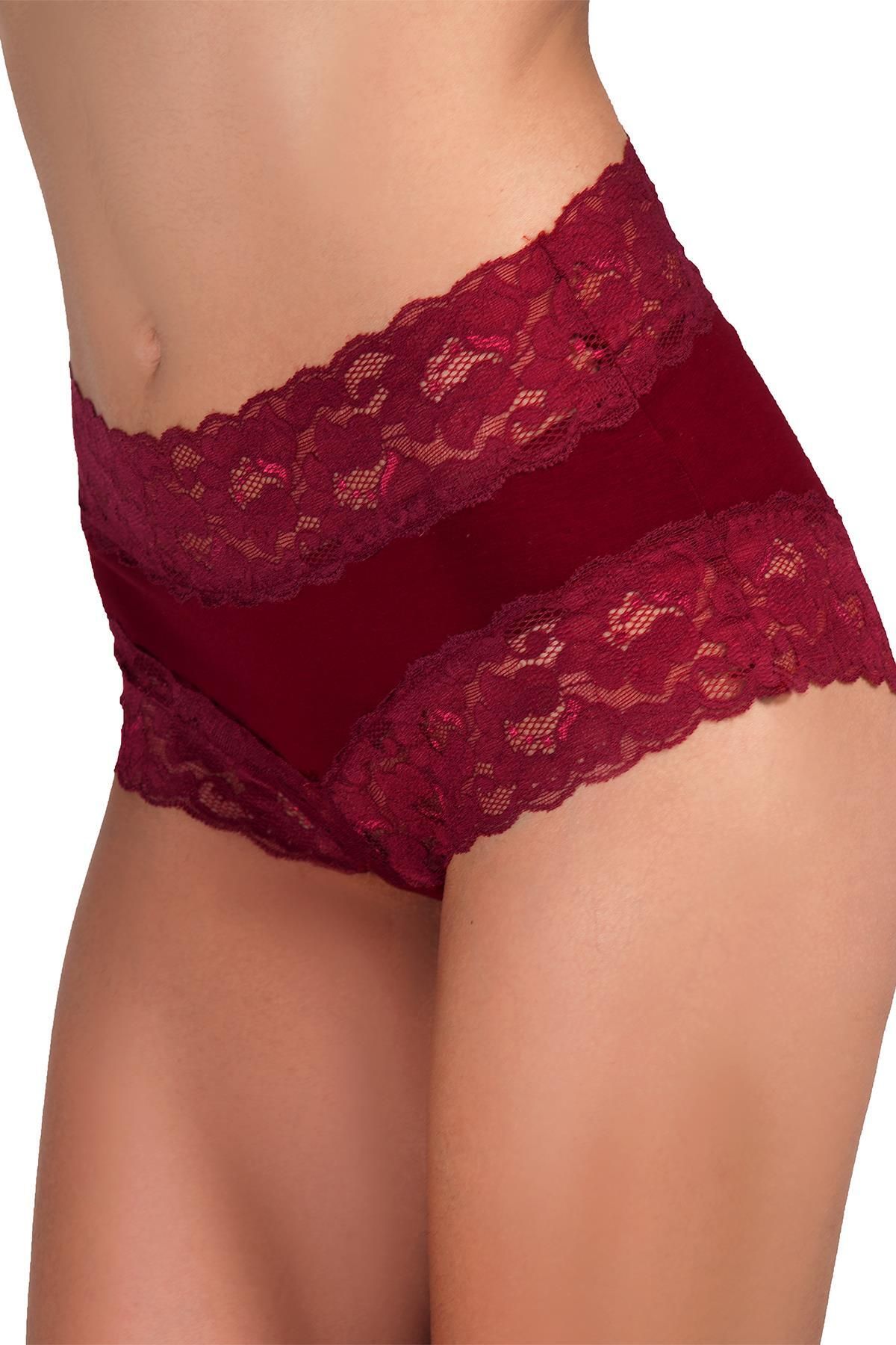 Miorre-Lace High Waist Comfortable Fit Women's Panties 3