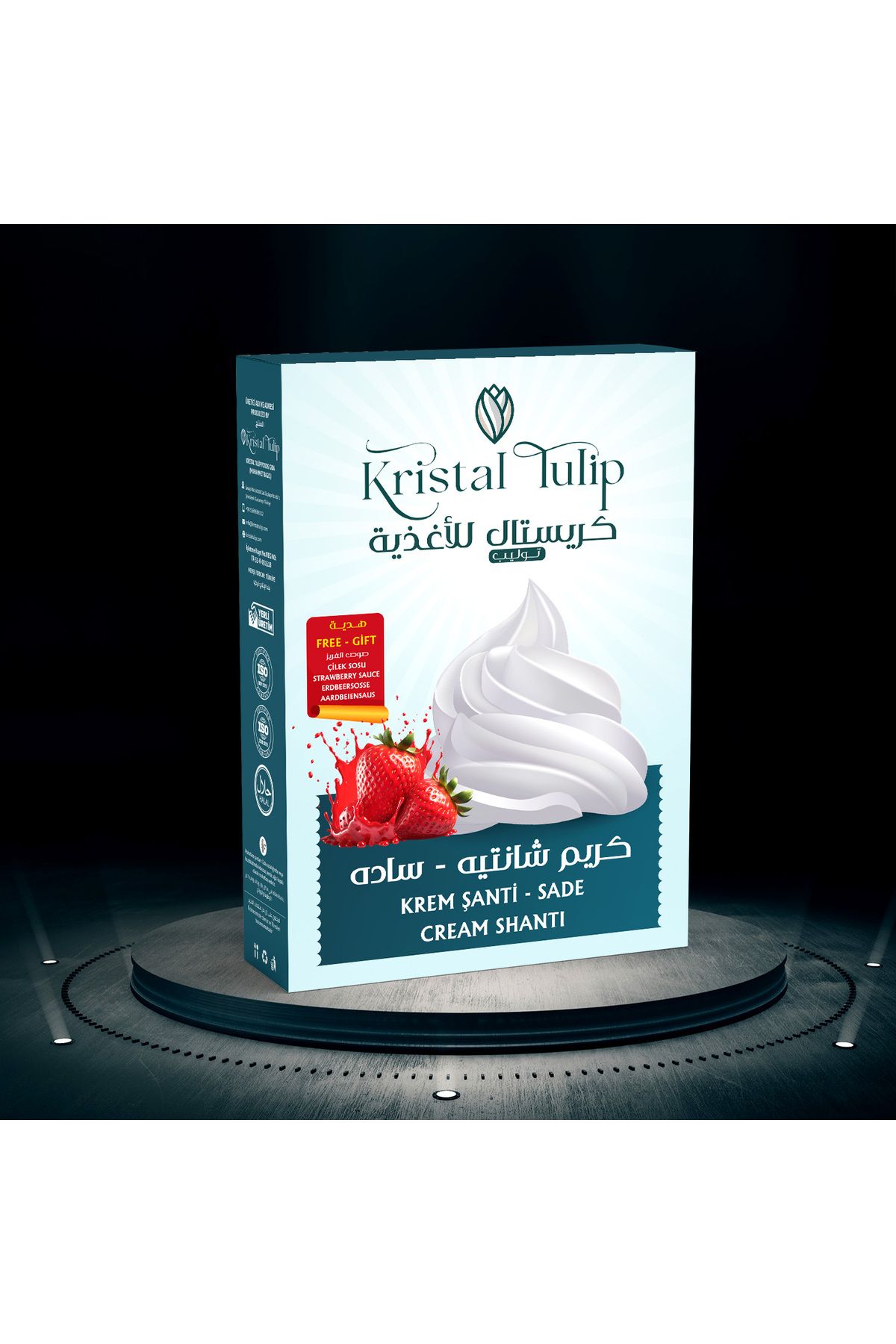 kristal tulip 100 gr krem şanti