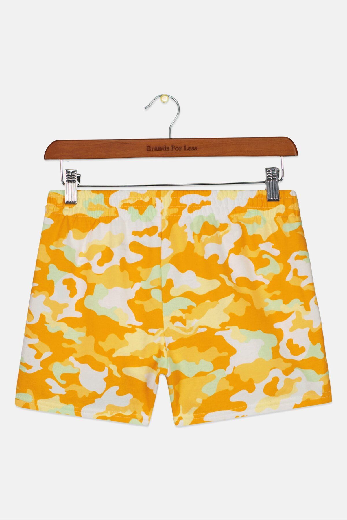 Champion-Kids Girl Camouflage Pull On Short, Orange 2