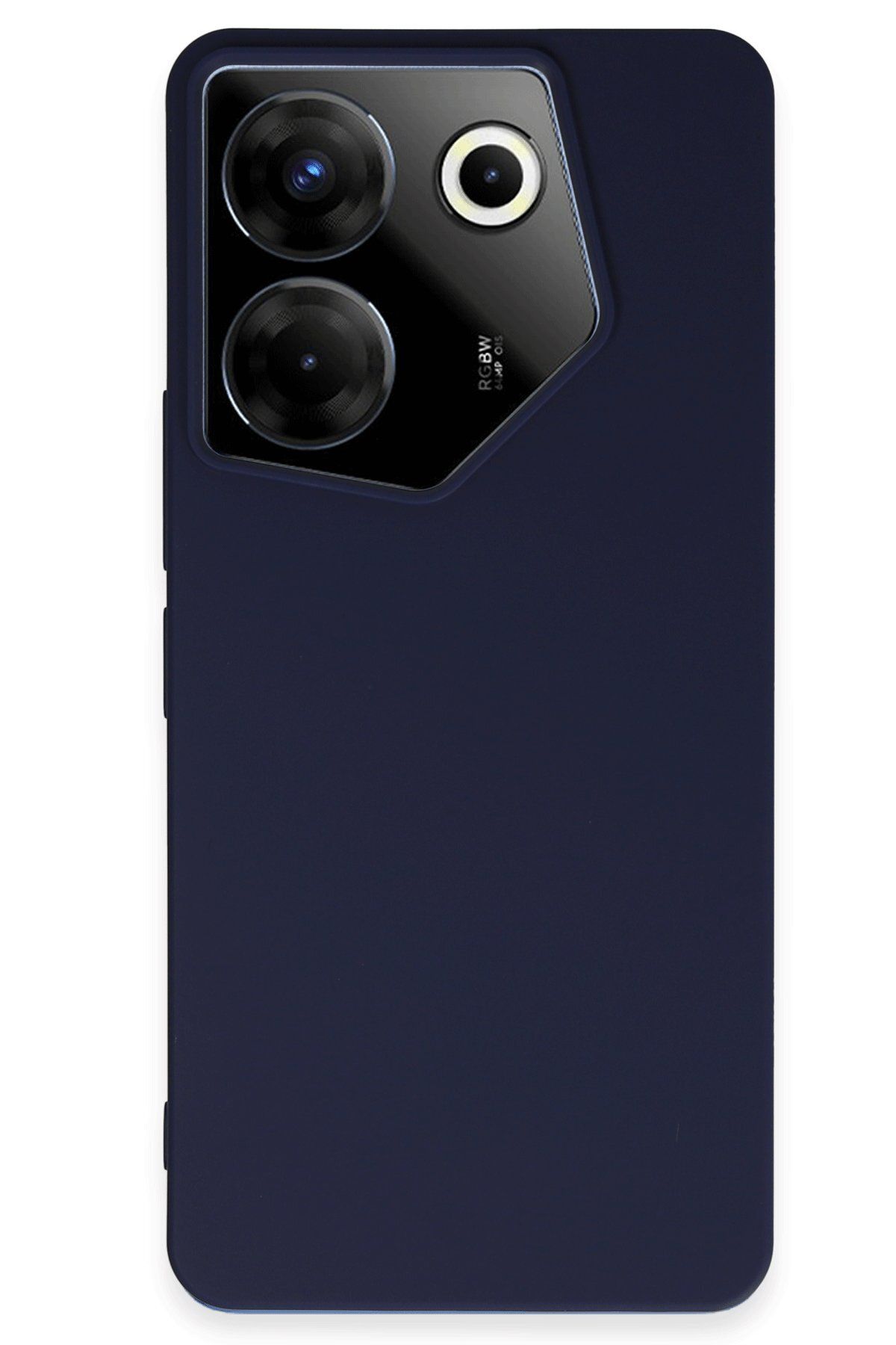 NewFace Tecno Camon 20 Pro 5G Kılıf First Silikon - Lacivert FLKRY