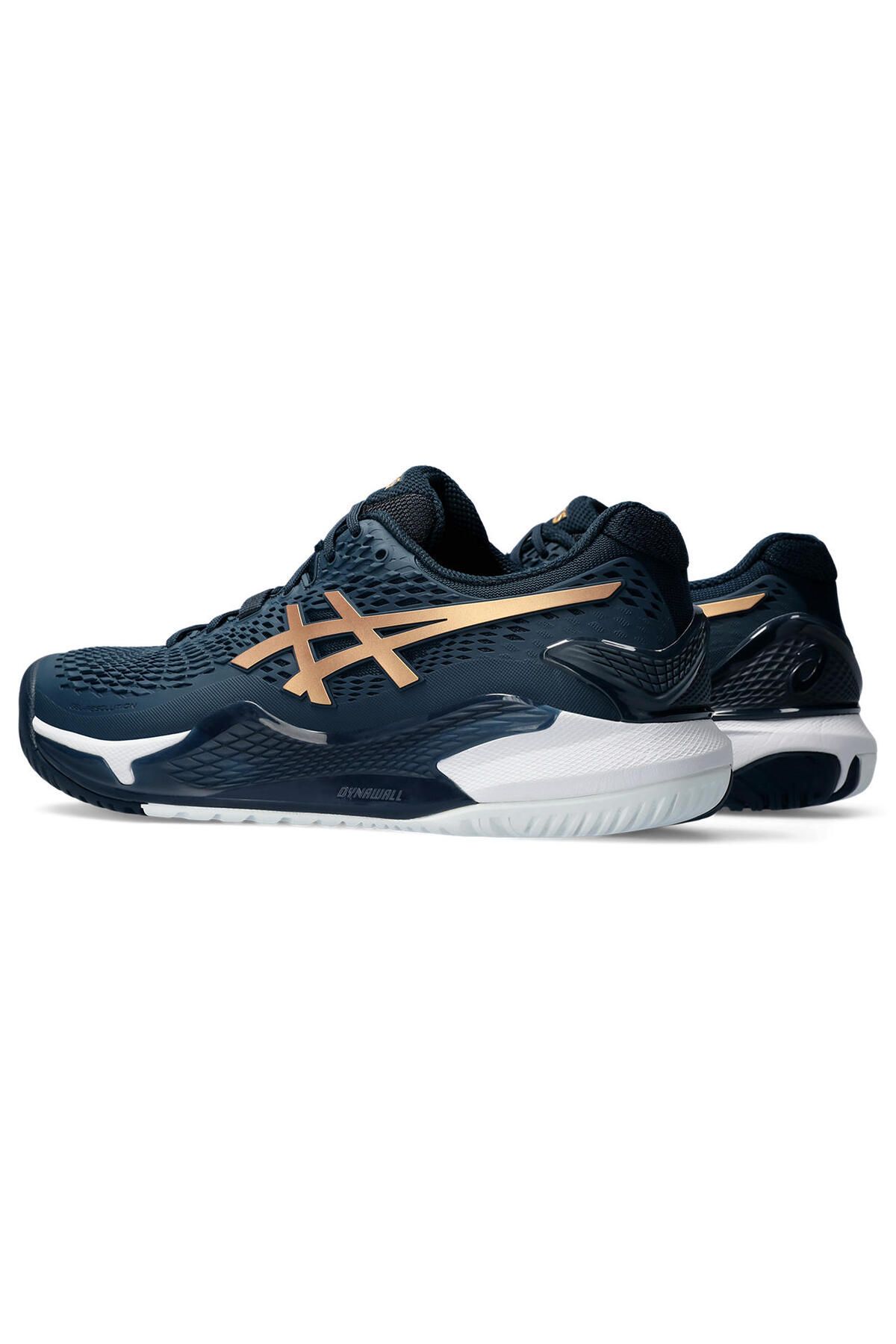 Asics-حذاء تنس جل ريسولوشن 9 للرجال باللون الأزرق الداكن 1041a468-960 4