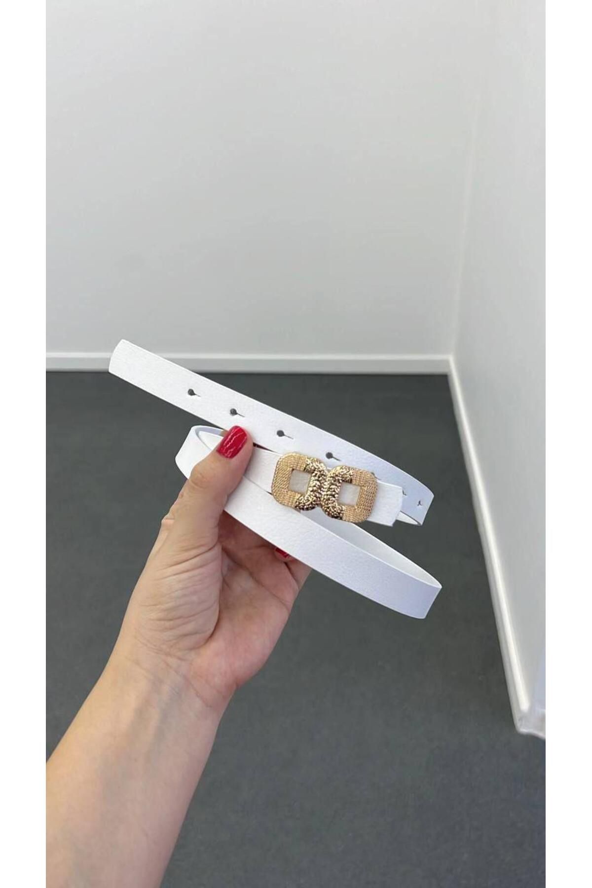 ZR Accessory Cataramă De Aur Tocit, Sclipici, Centură Pentru Femei, Centură Pentru Haine, Centură Pentru Cămașă, Centură Pentru Rochie Femeie - 105 CM