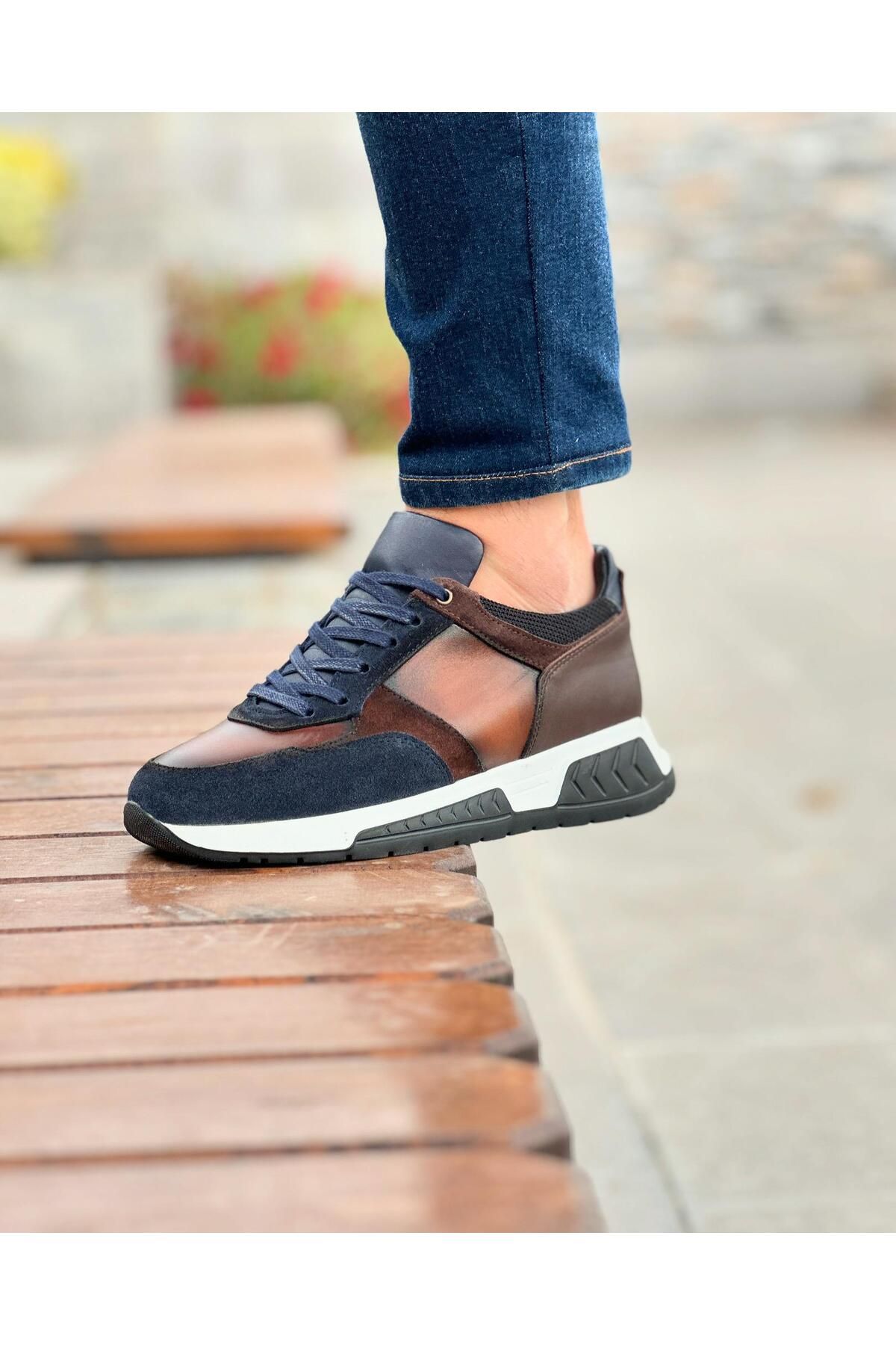 اسنیکر چند رنگ مردانه 8427 اورجینال ByItallanoshoes