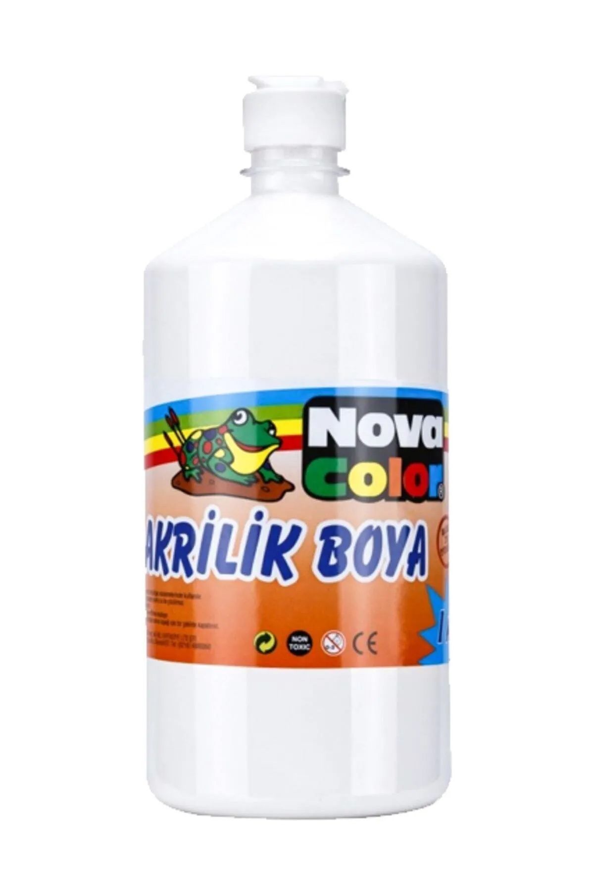 Take and Happy Nova Color Akrilik Boya 1 Kg Beyaz Nc-225 1