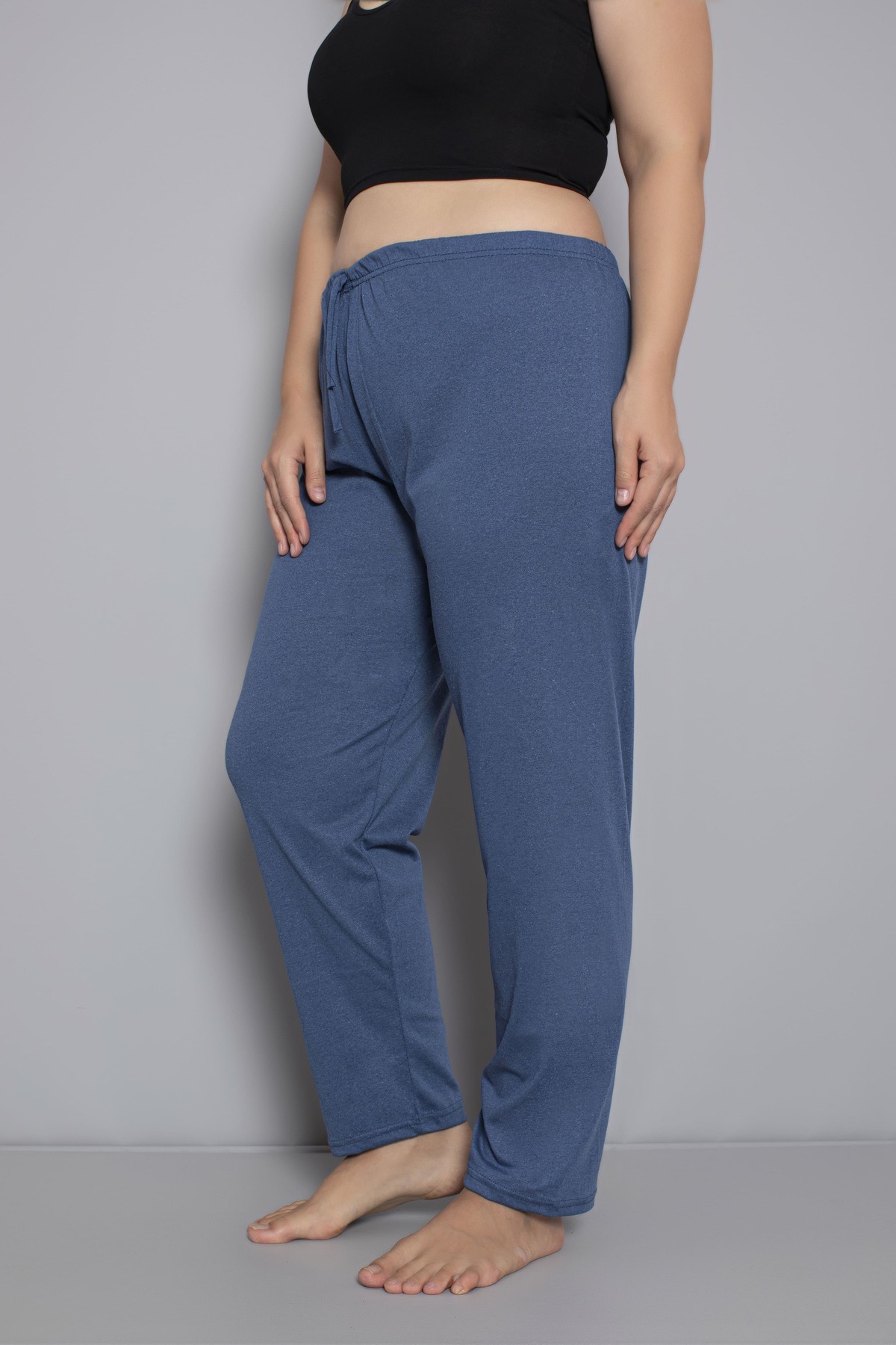 Pajama Pants Plus Size Cotton Knit Pajamas Women's Plus Size