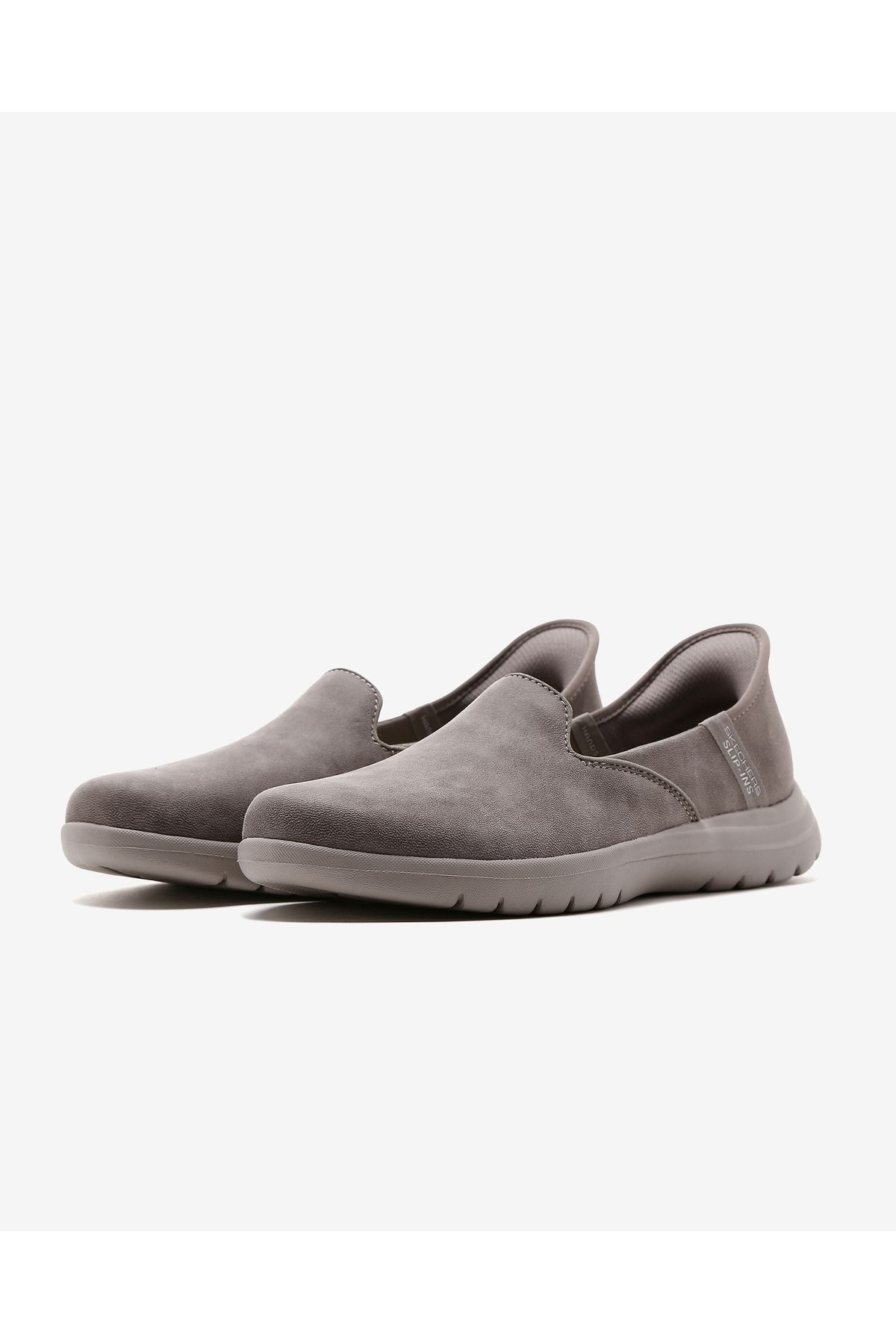 کفش دو و تمرین نود زنانه SLIP INS: های پیاده روی بژ با فلکس تقویم کننده TPE Skechers