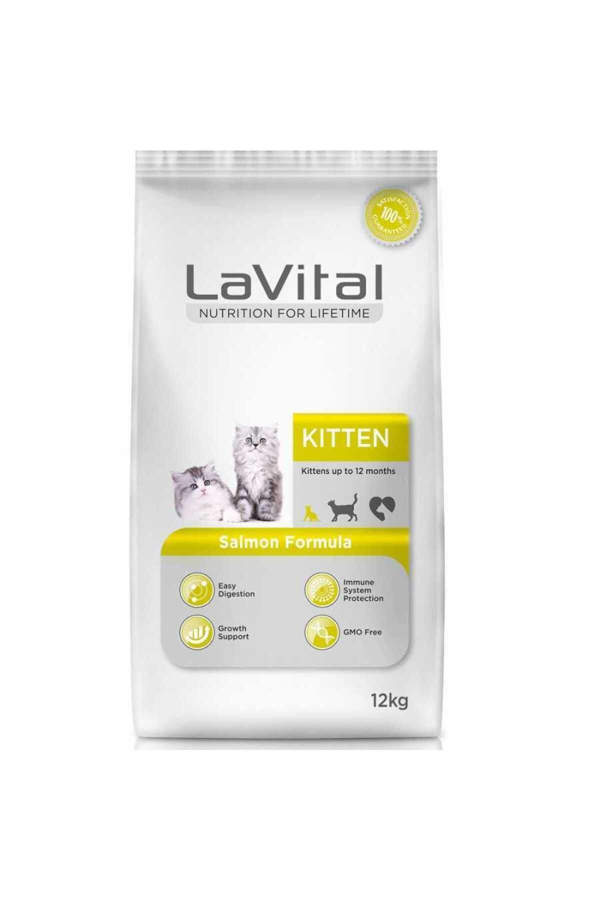 La Vital Cat Kitten Somon Balikli Yavru Kedi Mamasi 12 Kg