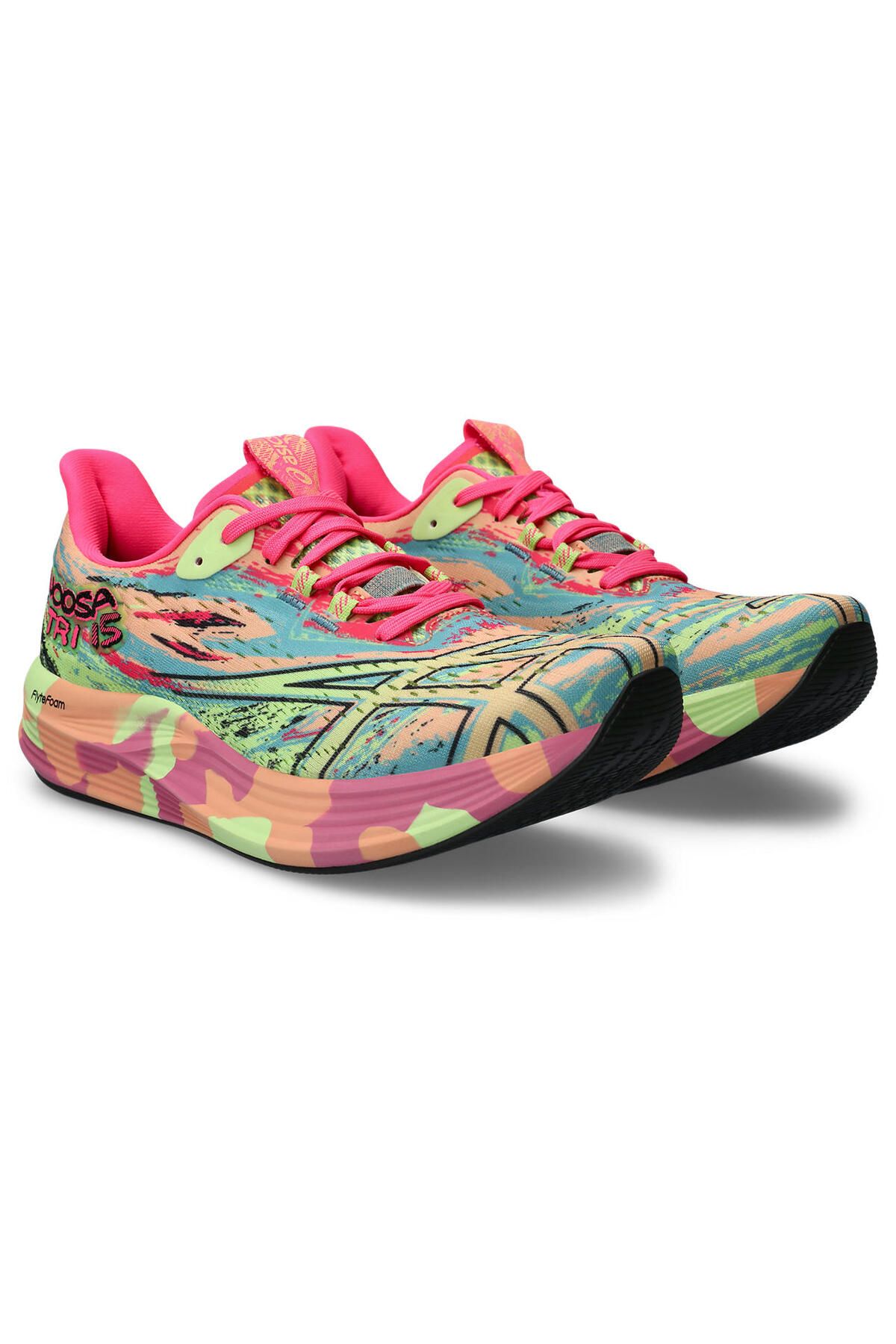 کفش دو و تمرین صورتی زنانه Noosa Tri 15 های رانینگ 1012B429 800 Asics