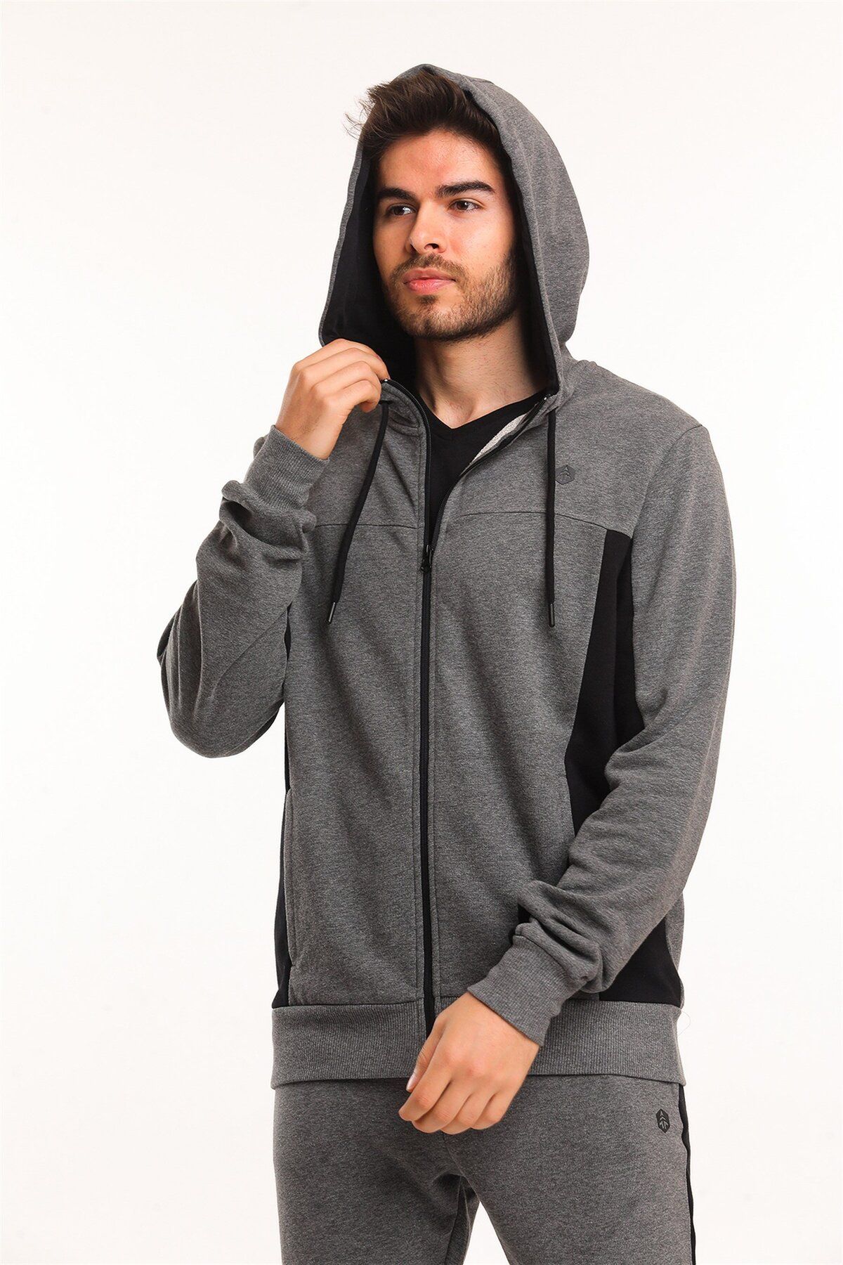 ハイジップパーカー グレー High Zip Parka,Gray／Workers K&TH