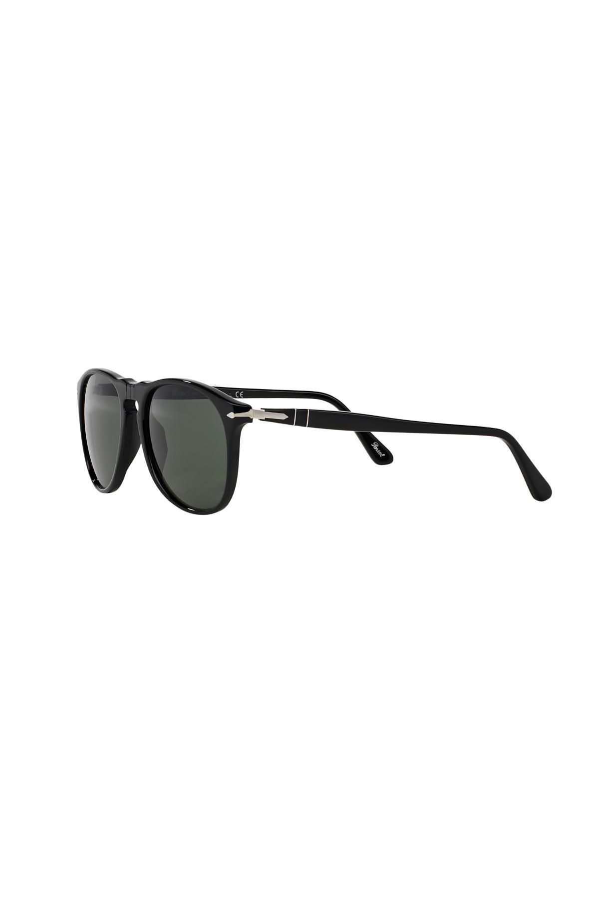 عینک آفتابی مشکی مردانه سیاه 0po9649s 95 31 55 Persol