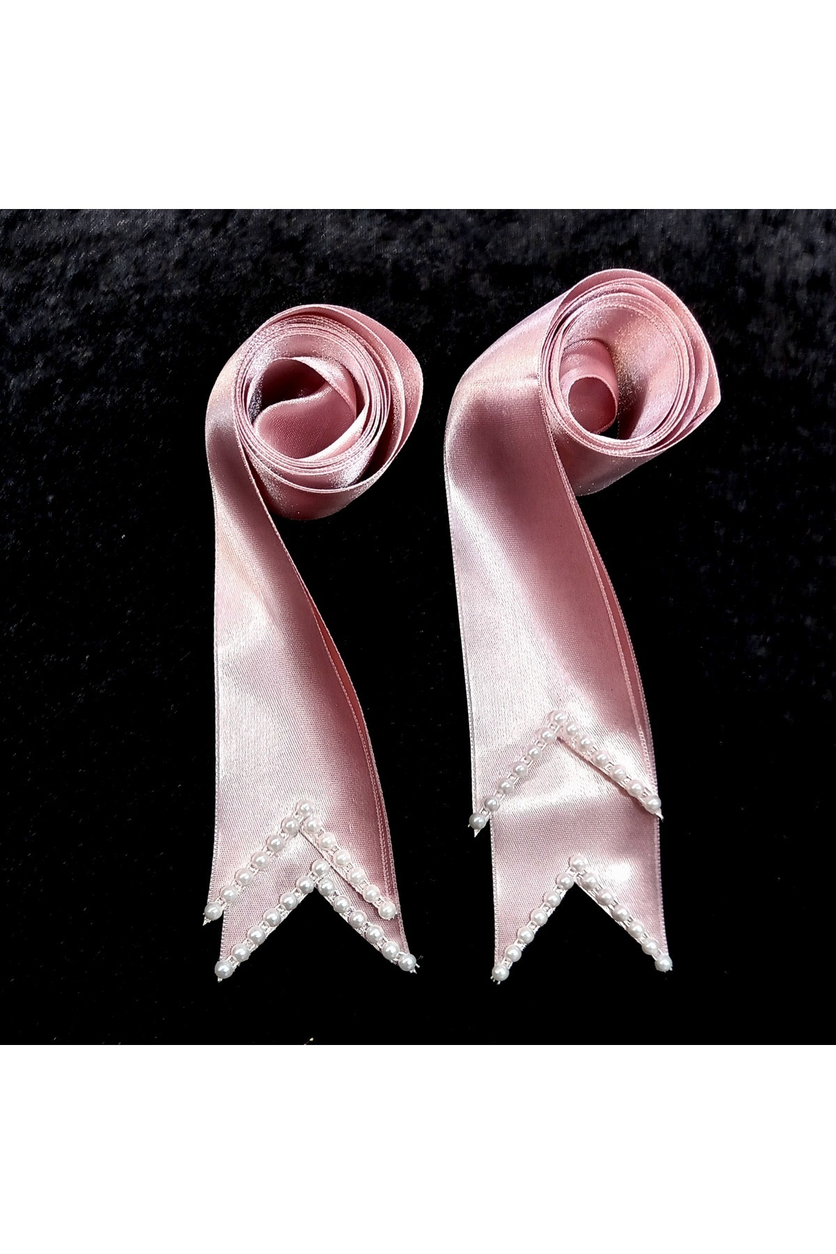 Powder And Powder Plain Pearl Jewelry Ribbon,Engagement Jewelry Ribbon Width 6 Cm Length 2 Meters