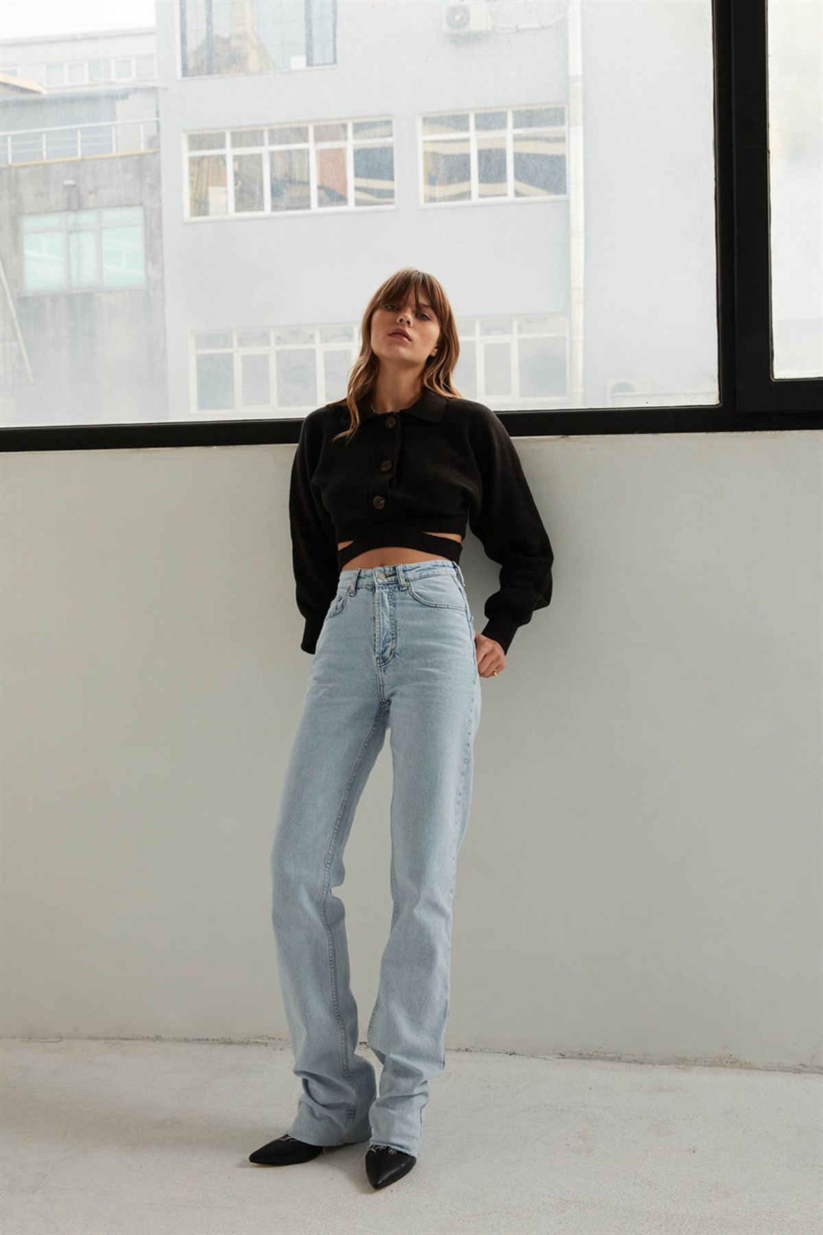 VATKALI Desert Straight Fit Jean Mavi görsel 5