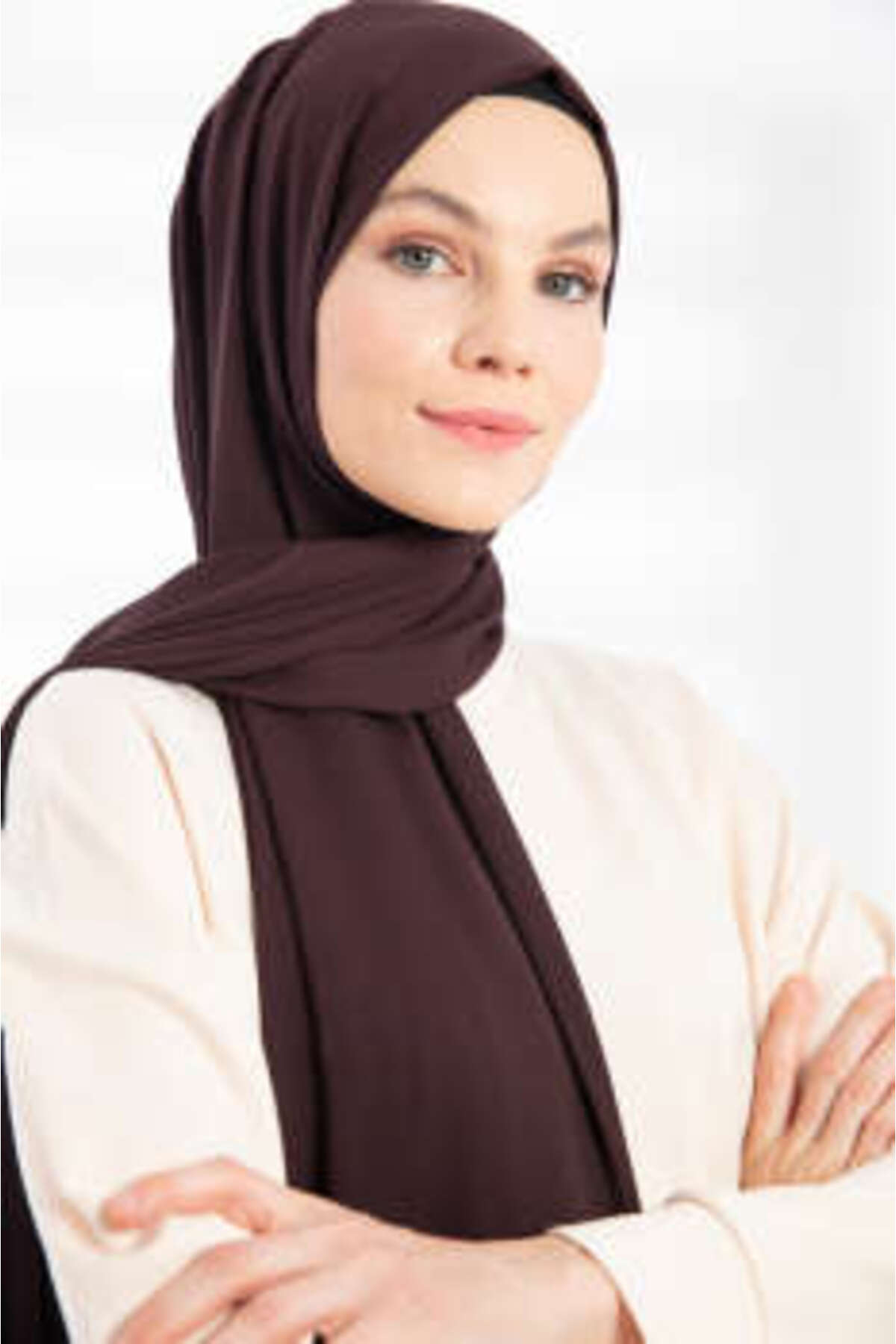 PURESCARFS-Dark Crepe Shawl 5