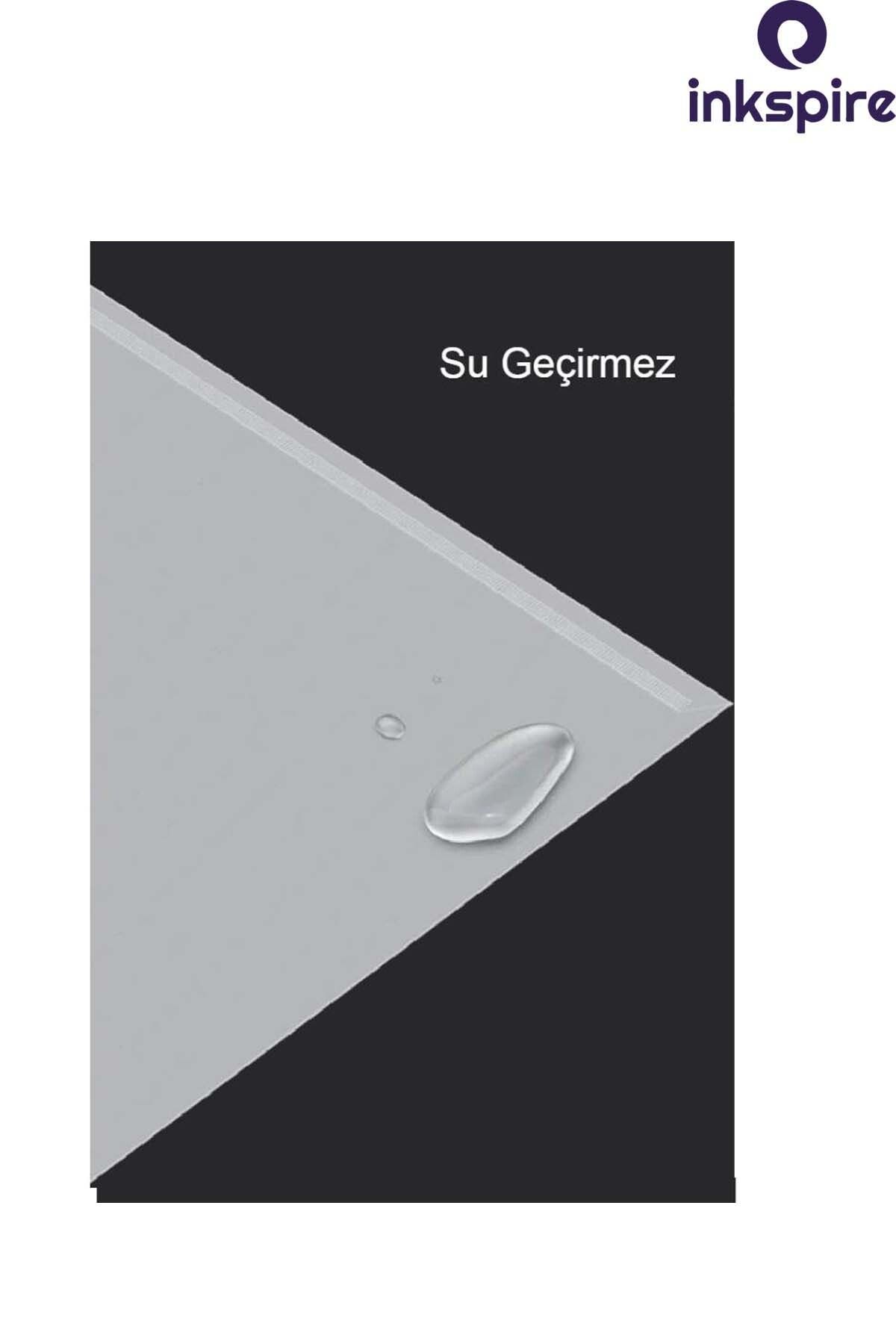 inkspire-Large Size Transparent Snap Envelope File - A3, 3 Pieces, Transparent Buttoned 3