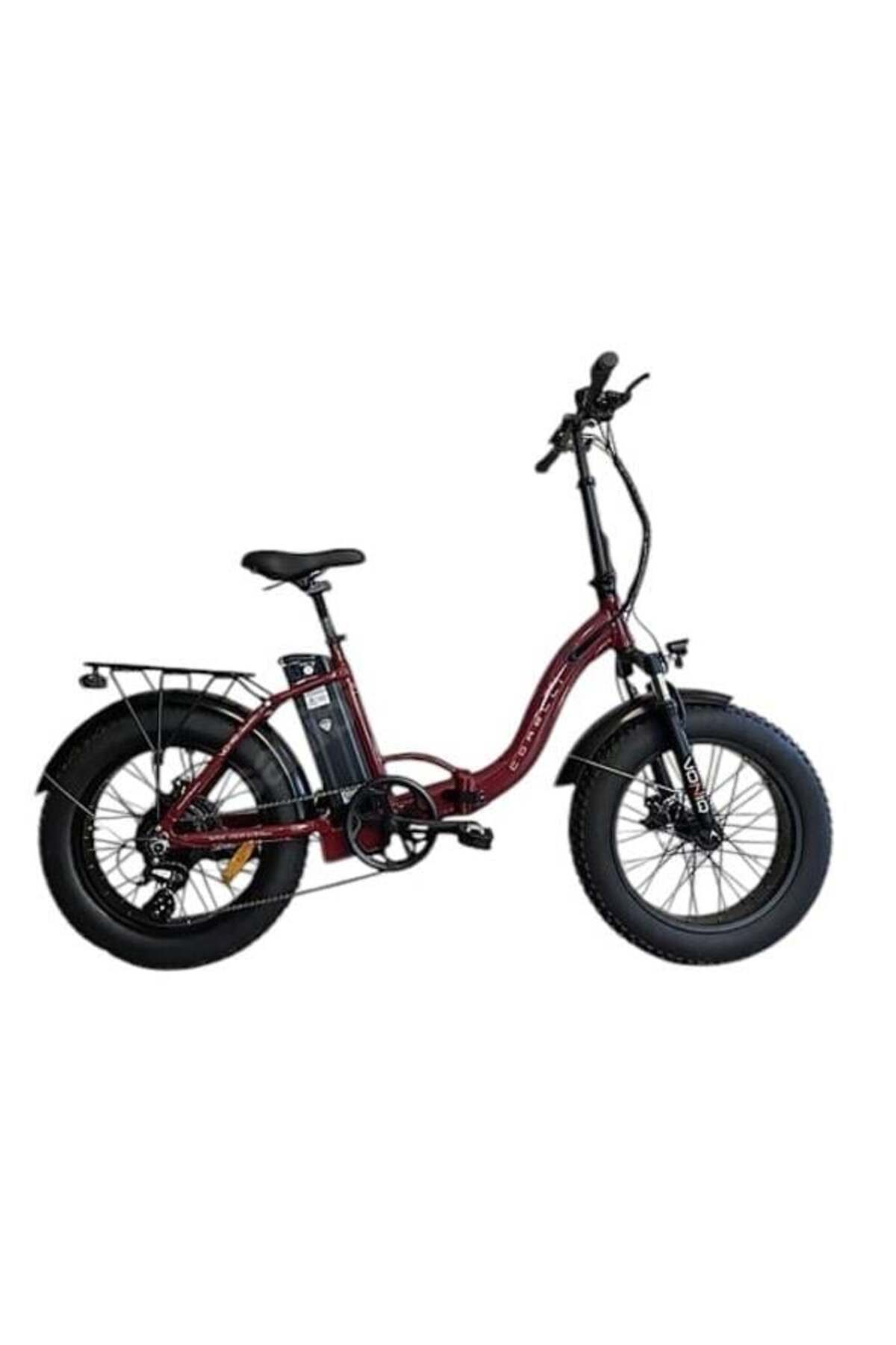 Corelli Corelli̇ Voniq-s Fat Bike Elektri̇kli̇ Katlanir Bi̇si̇klet 42cm Md 20 Jant 8 Vi̇tes Burgundy