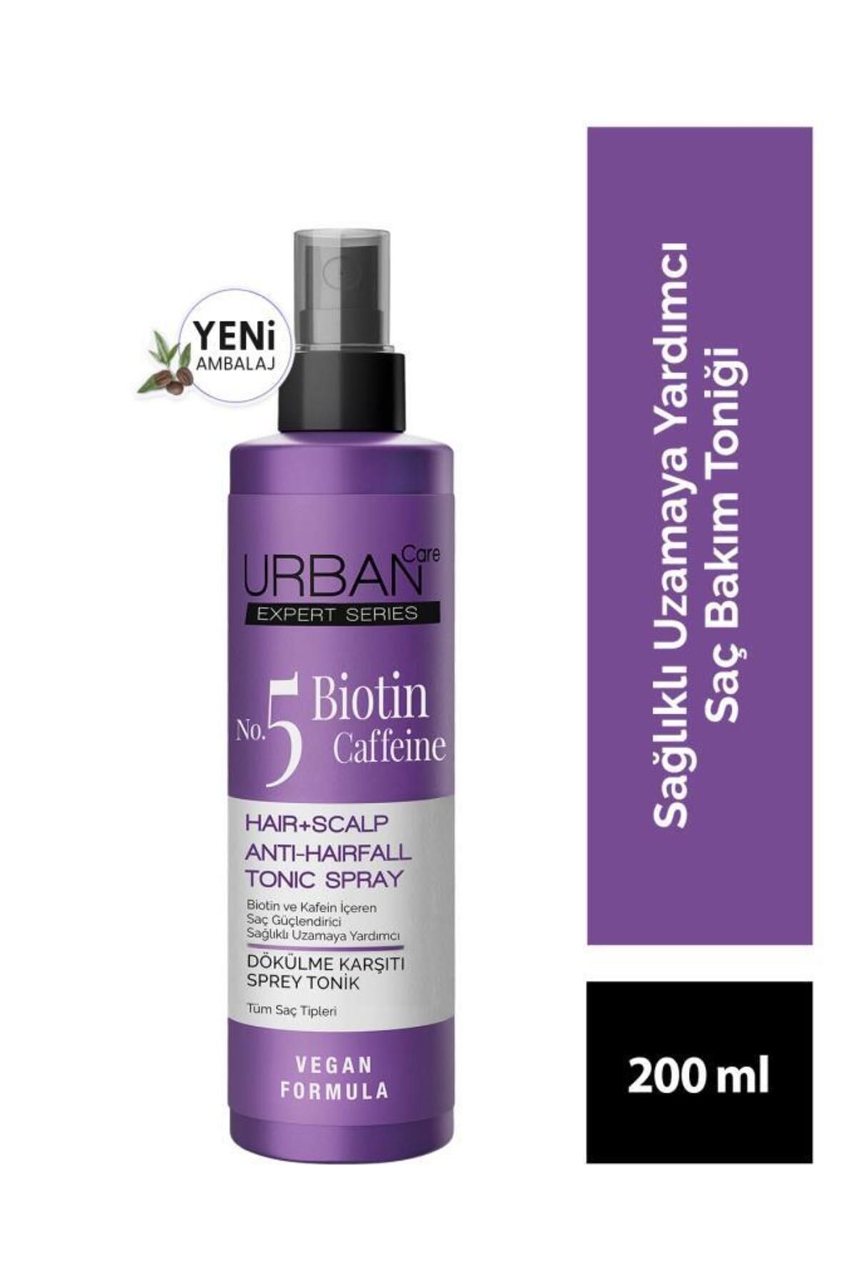 Urban Care Expert Biotin Ve Kafein Dökülme Karşıtı Saç Toniği X2 Adet - Vegan - 200 ml 200 ml