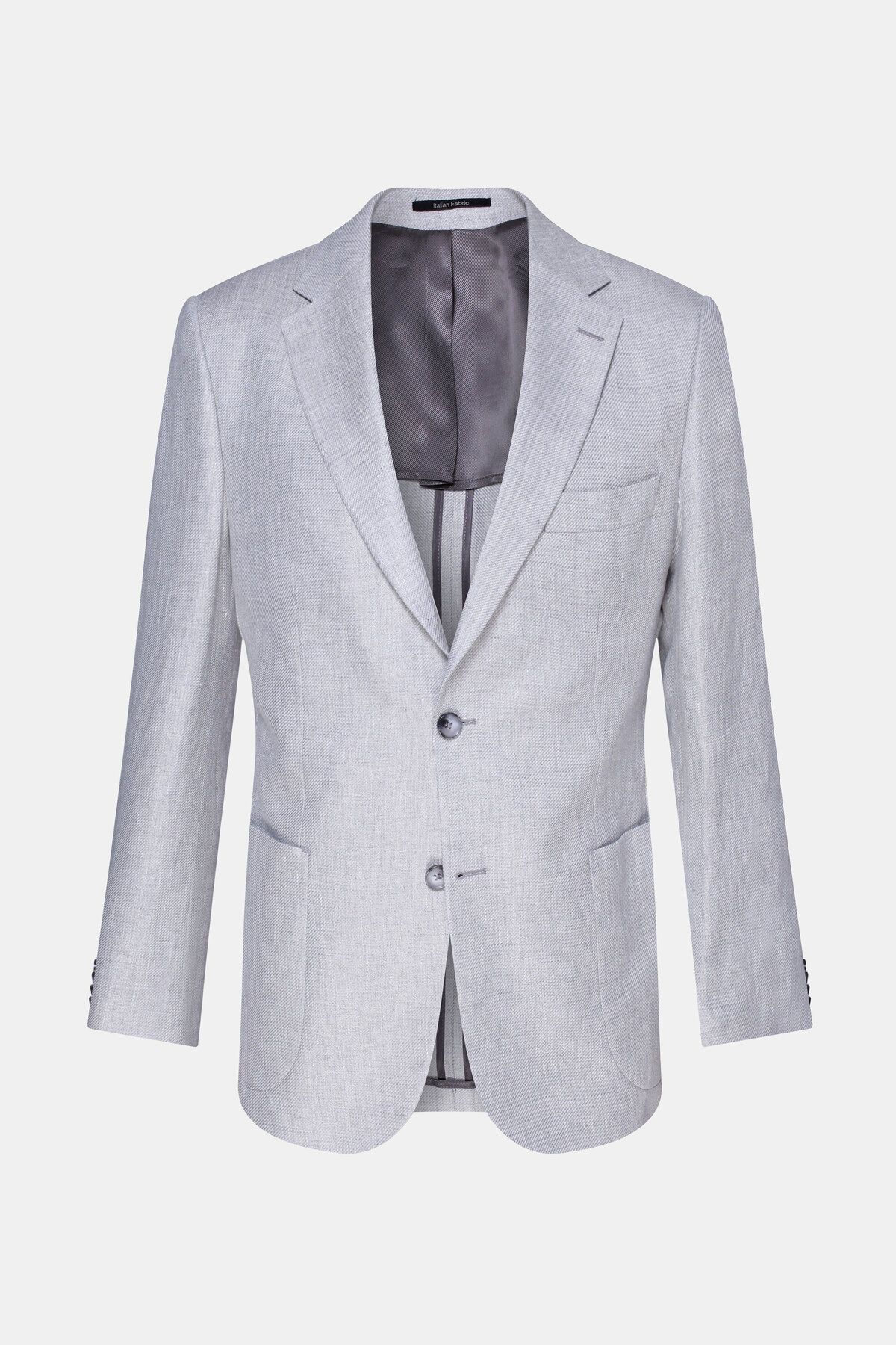 ژاکت کتان با دکمه خاکستری W Collection