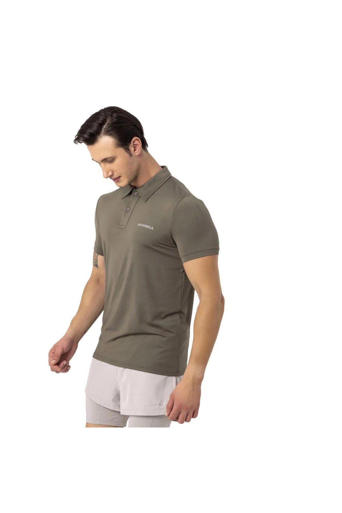 Merrell-Tricou Polo verde pentru bărbați - Pace M 2