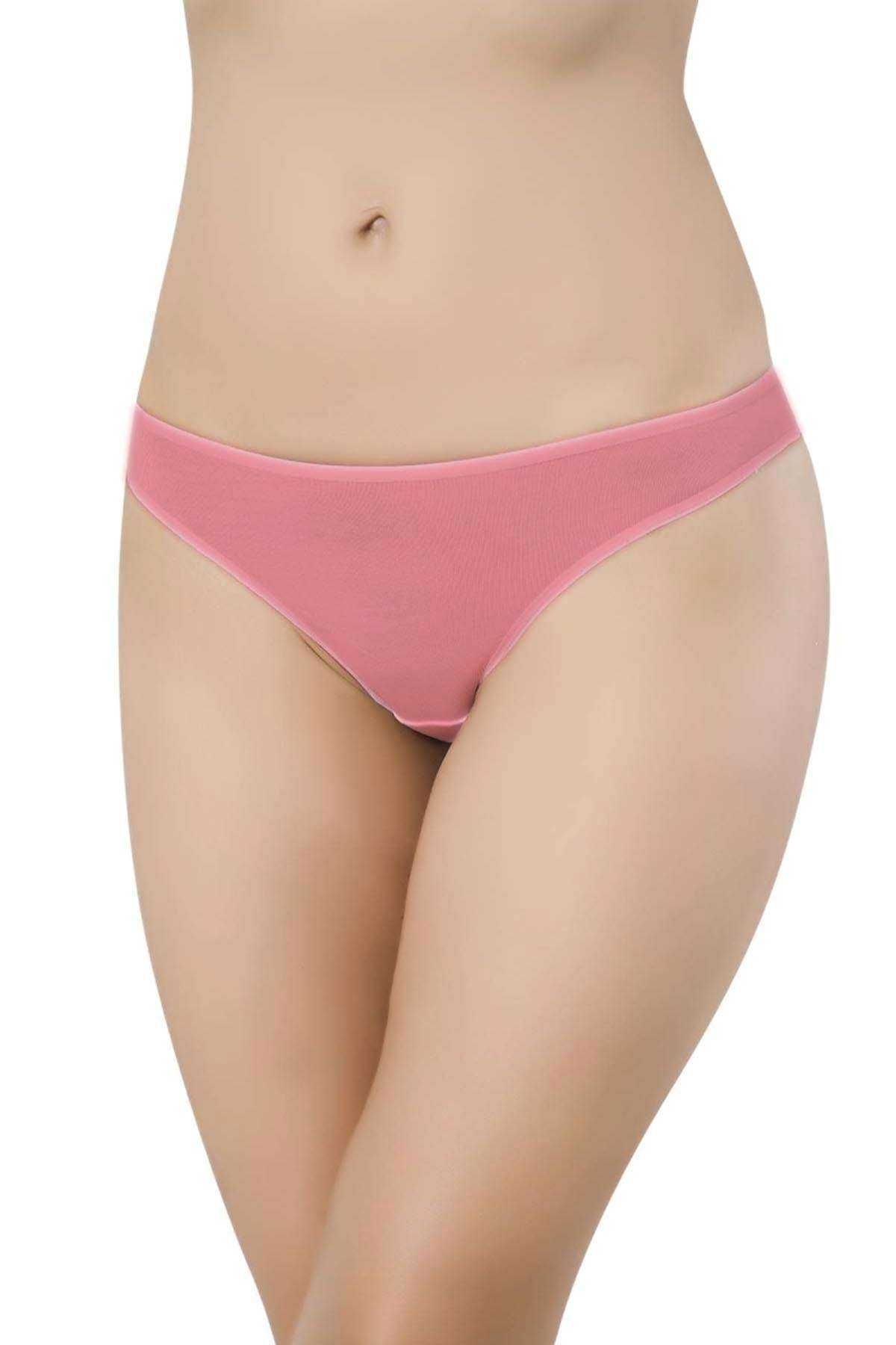 Royaleks-Fuchsia White 6 Pieces Eco Set Lycra Women's Slip Panties 3