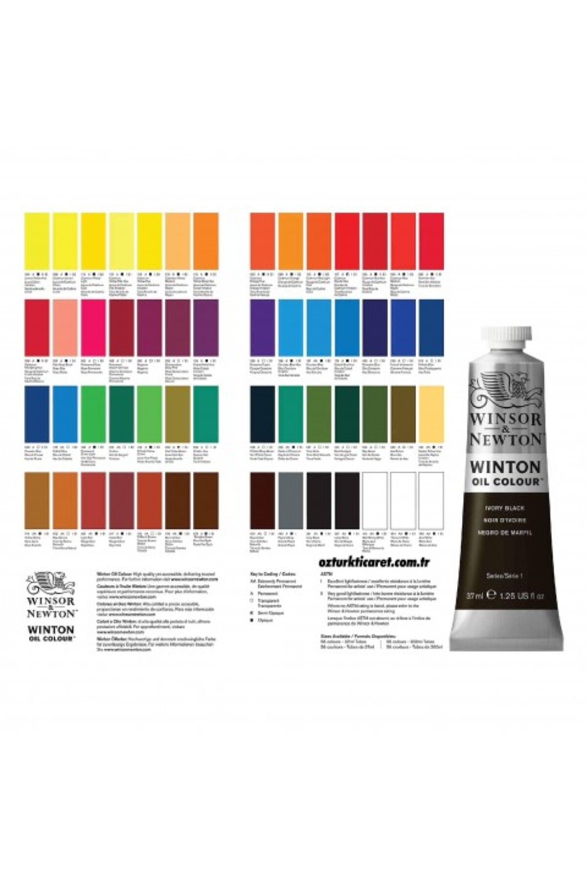 Winsor Newton Winton Yağlı Boya 37ml Vermilion Hue / 682