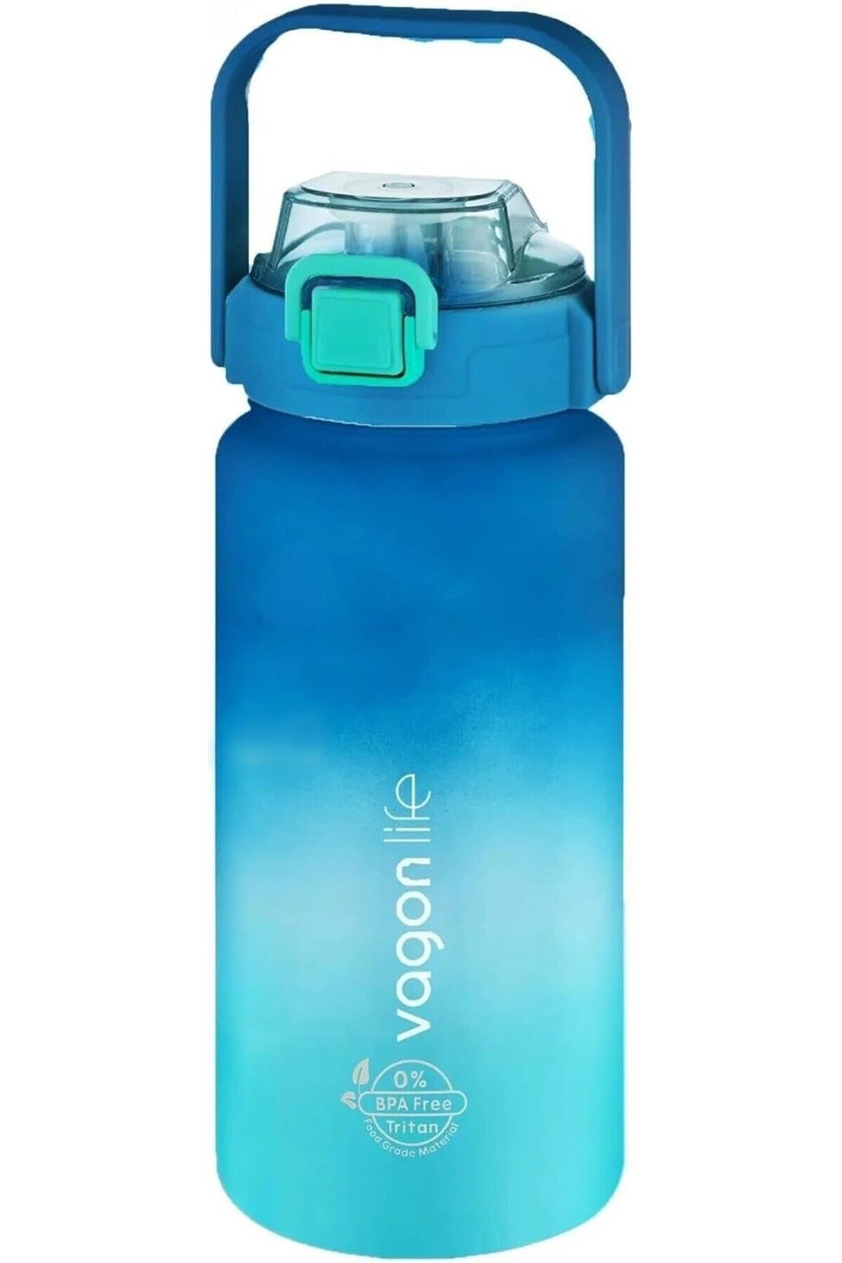 قمقمه ورزشی آبی Uzspace vgn2213 t تور با 1500ml Vagonlife