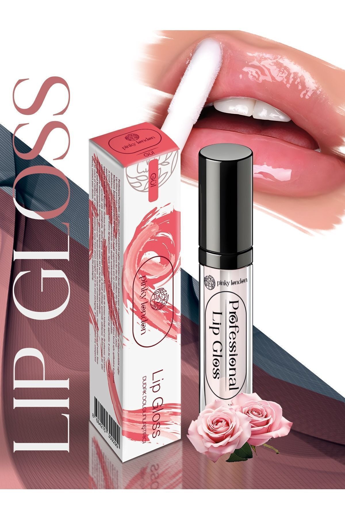 Pinky London Güllü Dudak Dolgunlaştırıcı ve Parlatıcı Lip Gloss