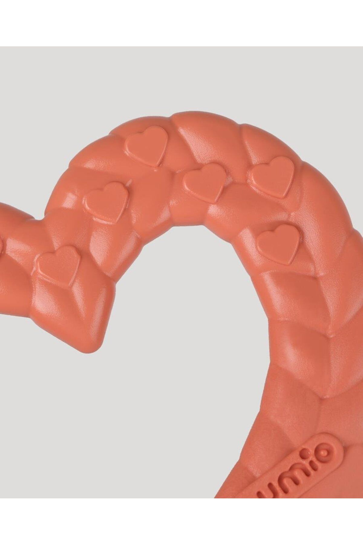lets be child-Heart Patterned Baby Teether and Salmon 2