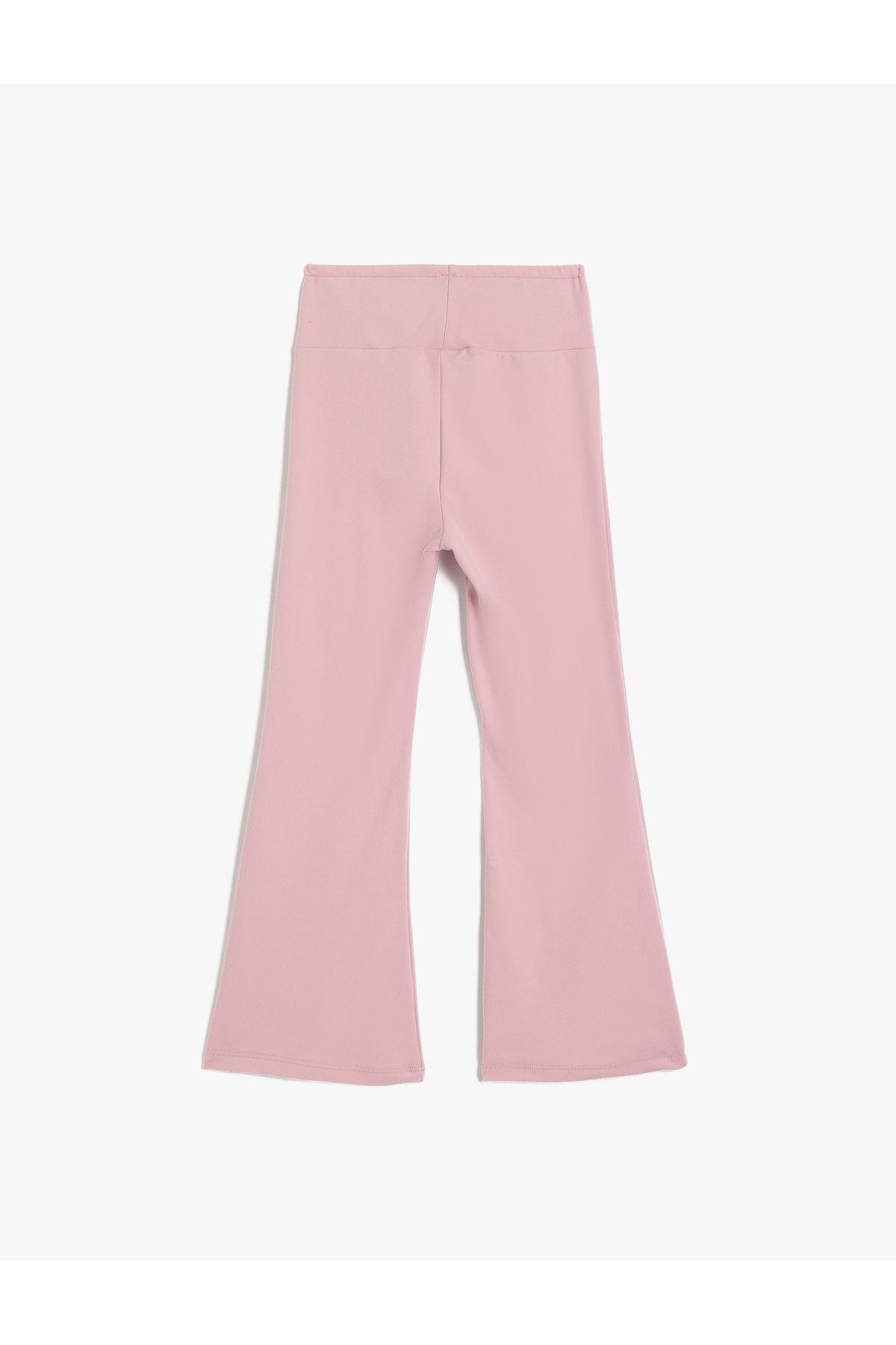 Koton-Flared Leg Trousers with Elastic Waist 2