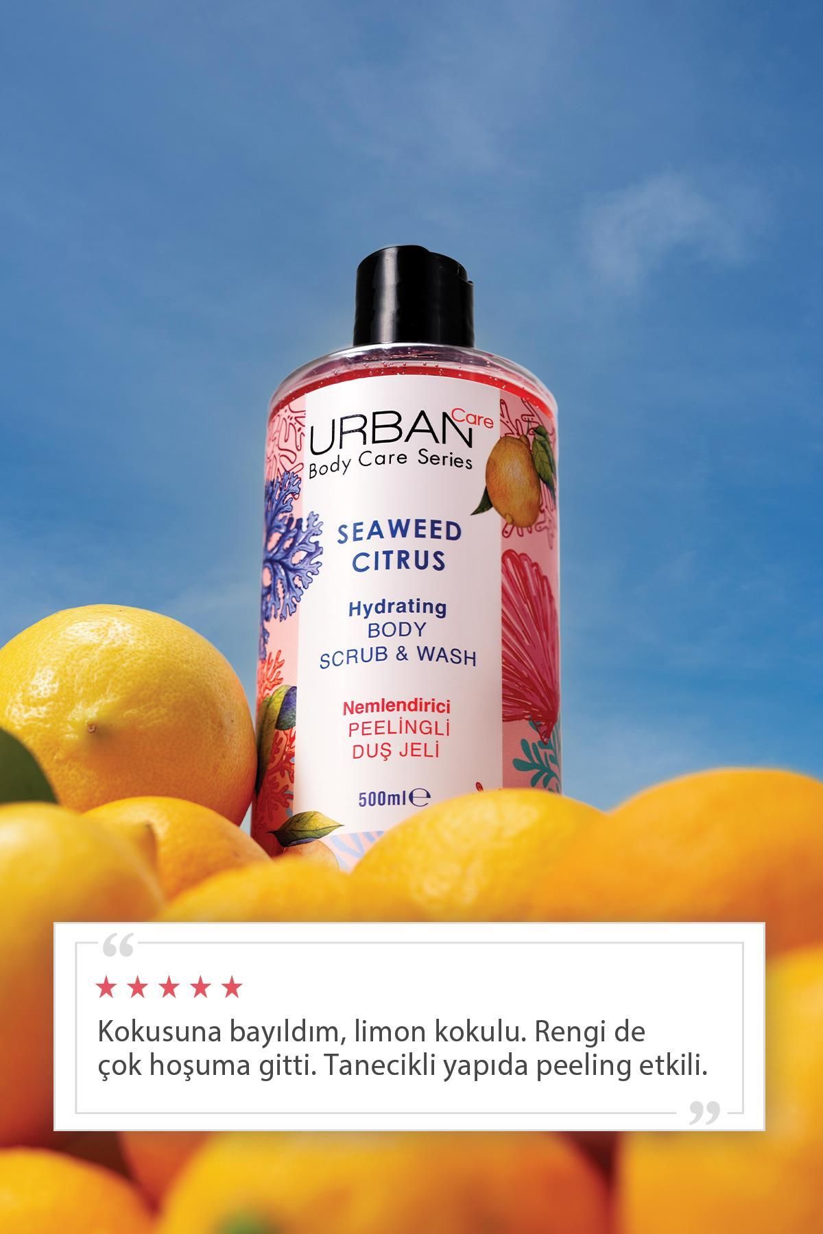 Urban Care Seaweed Citrus ژل دوش لایه بردار مرطوب کننده و مغذی 500 میلی لیتر - گیاهی