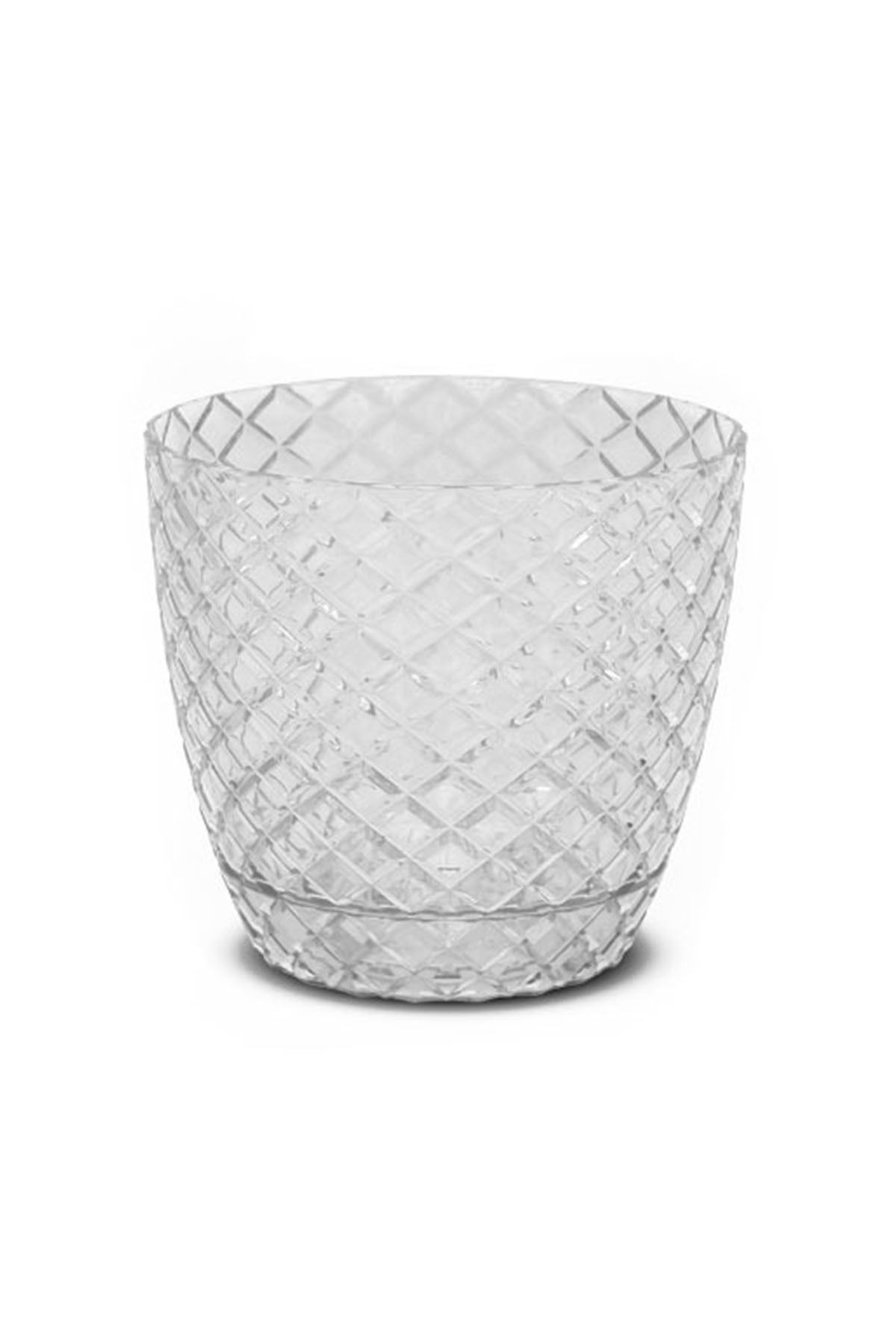 karadağsb Şeffaf Orkide Saksı 2 No 15X13Cm 1.60 Lt