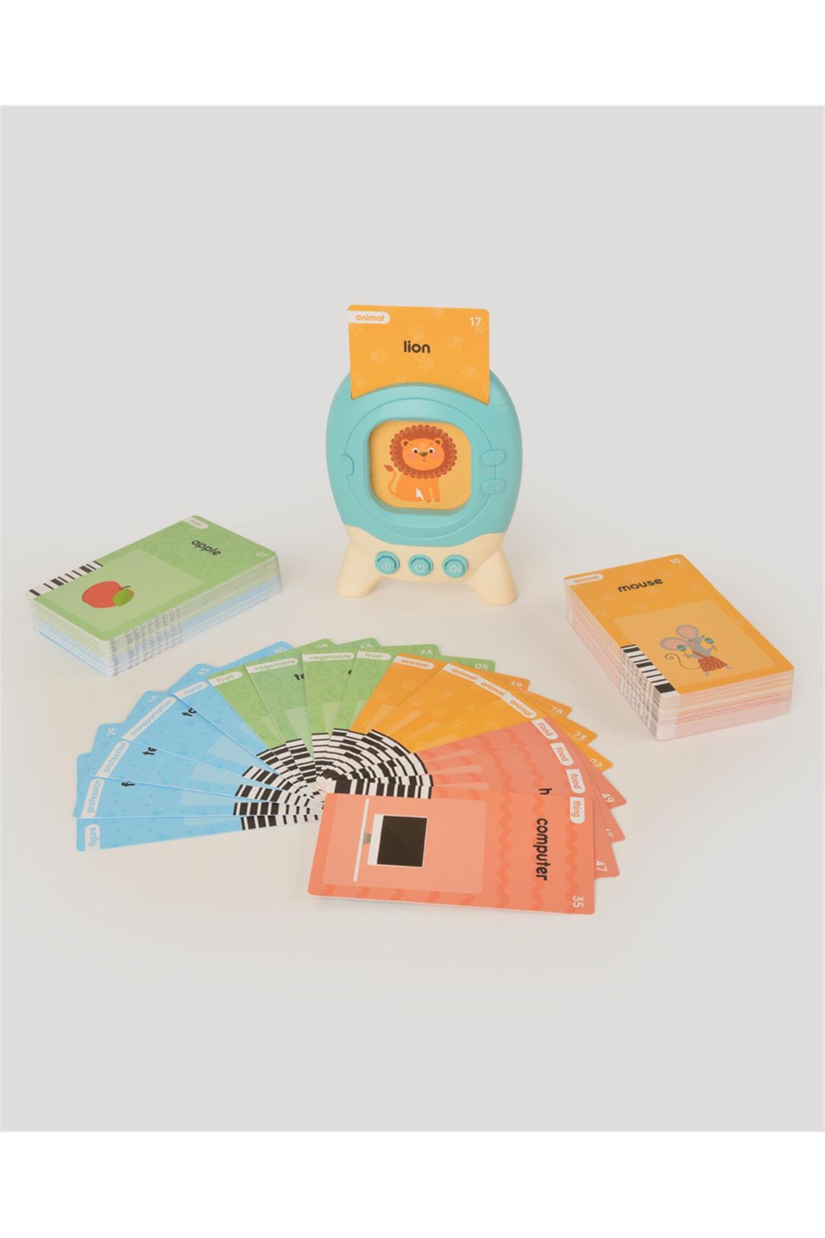 let's be child Öğretici Ingilizce Konuşan Flash Kartlar Mavi fotoğrafı 4 (önizleme)