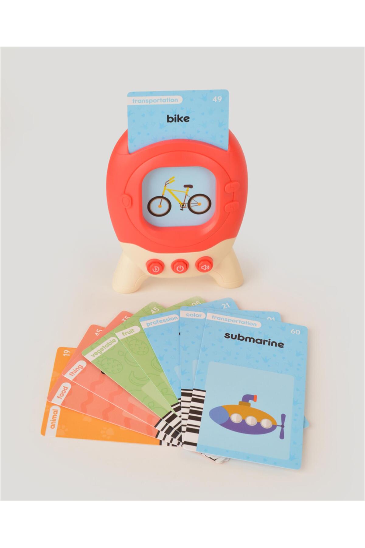 let's be child Öğretici İngilizce Konuşan Flash Kartlar Kırmızı fotoğrafı 2 (önizleme)