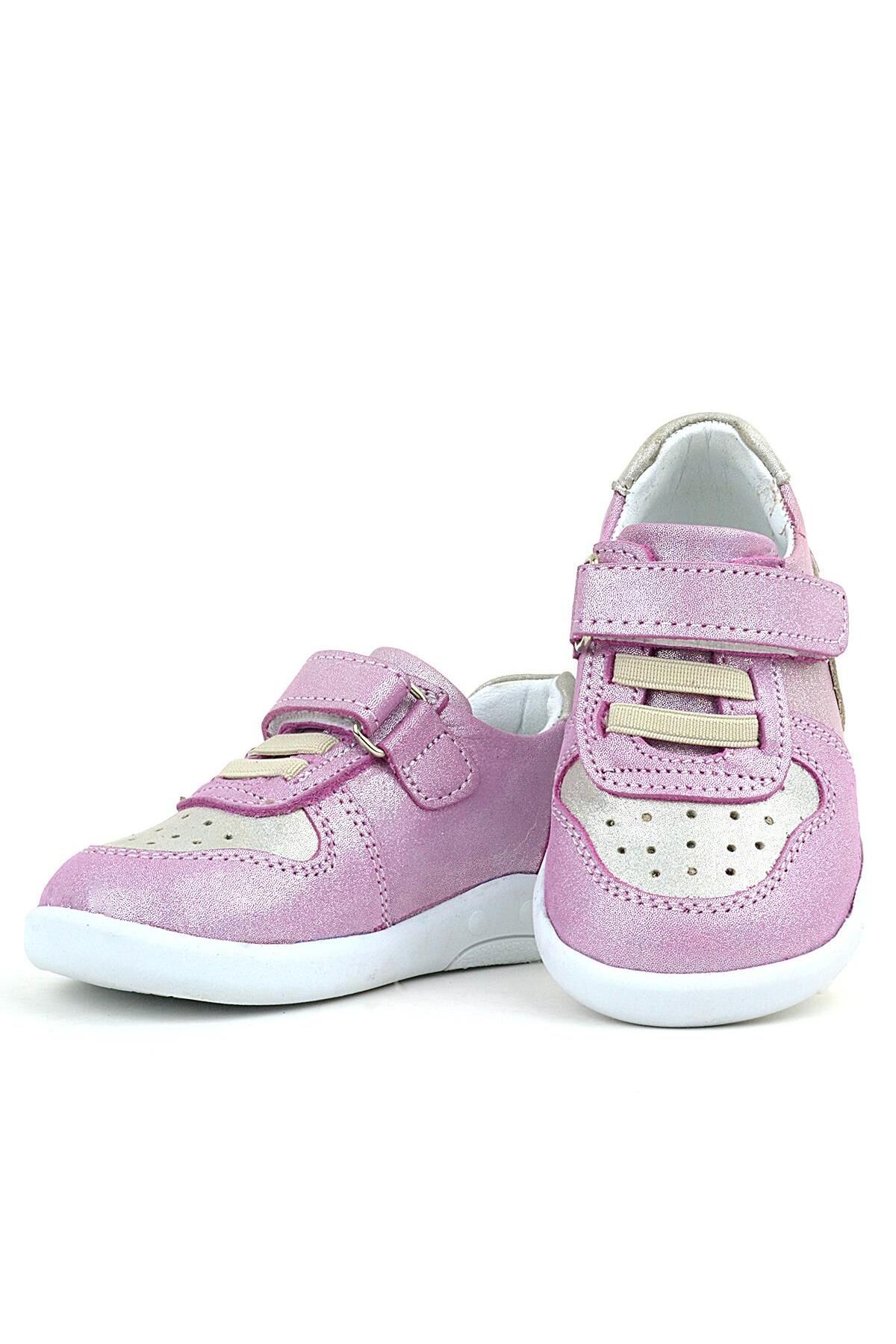Rakerplus-Genuine Leather Anatomical Pink Glitter Baby Sports Shoes 6